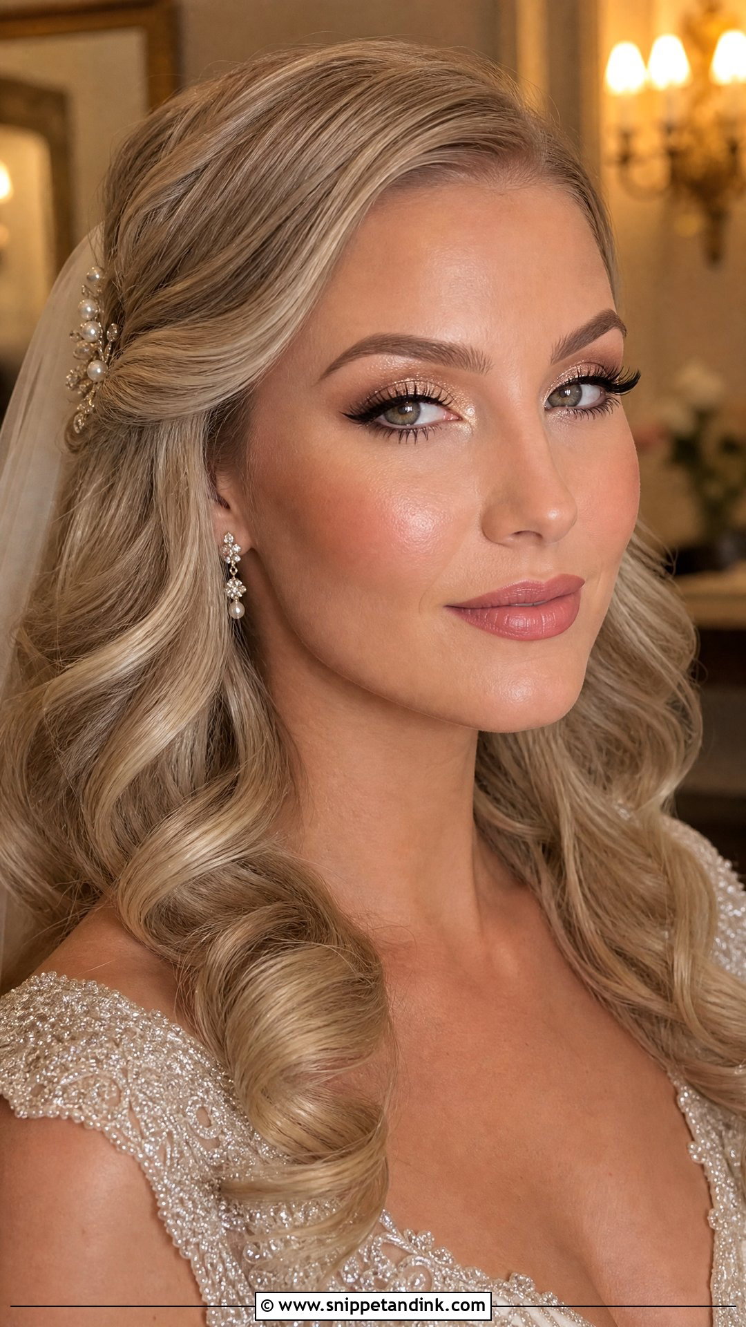 Rose Gold Bridal Makeup For Blondes - Snippet and Ink - 30 Bridal Makeup for Blondes