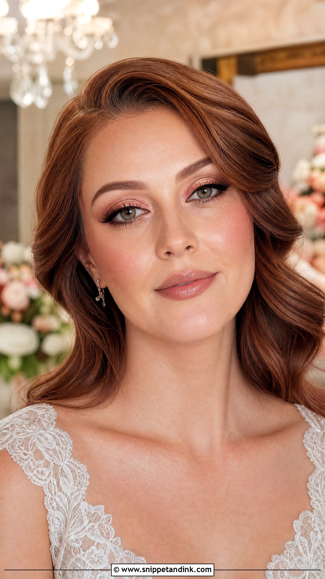 Rose Gold Bridal Makeup For Blue Eyes - Snippet and Ink - 20 Glowy Bridal Makeup for Blue Eyes