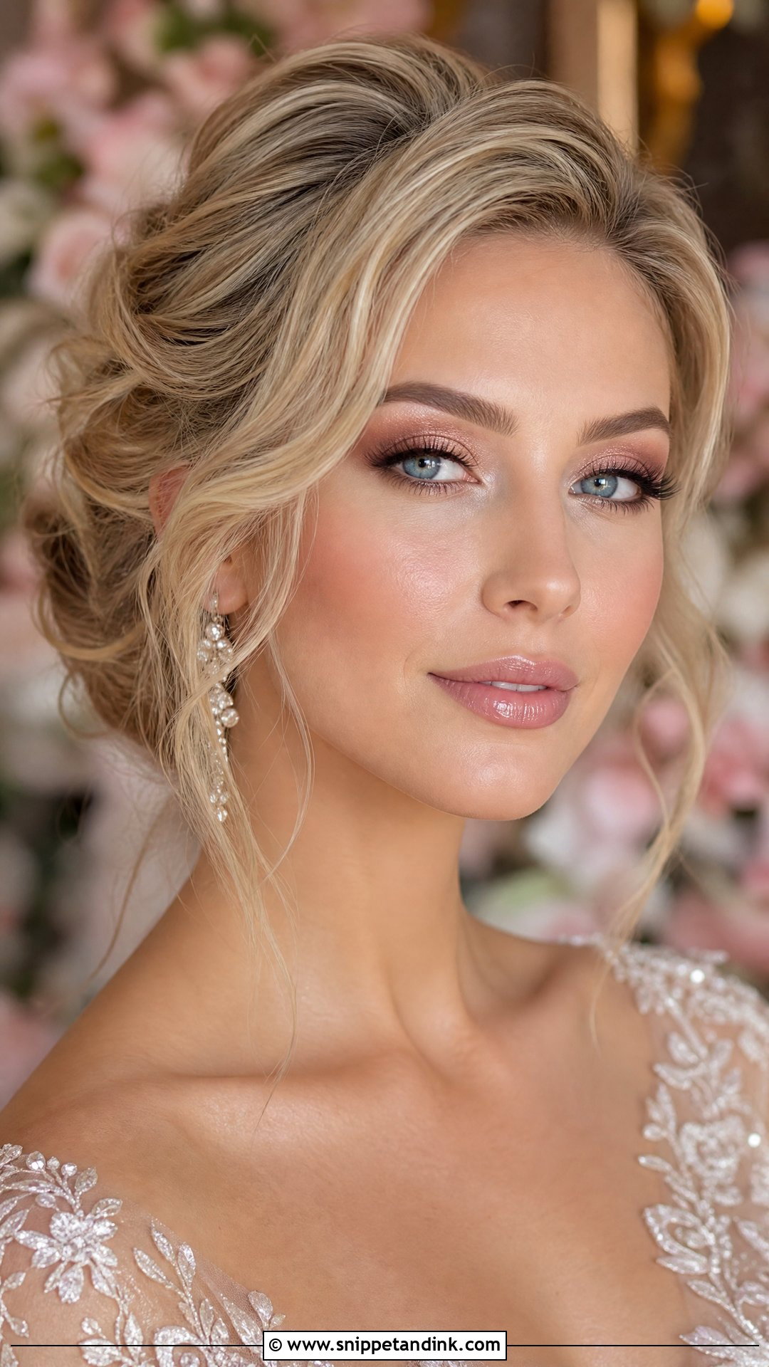 Rose Gold Bridal Makeup For Blue Eyes - Snippet and Ink - 20 Soft Bridal Makeup for Blue Eyes