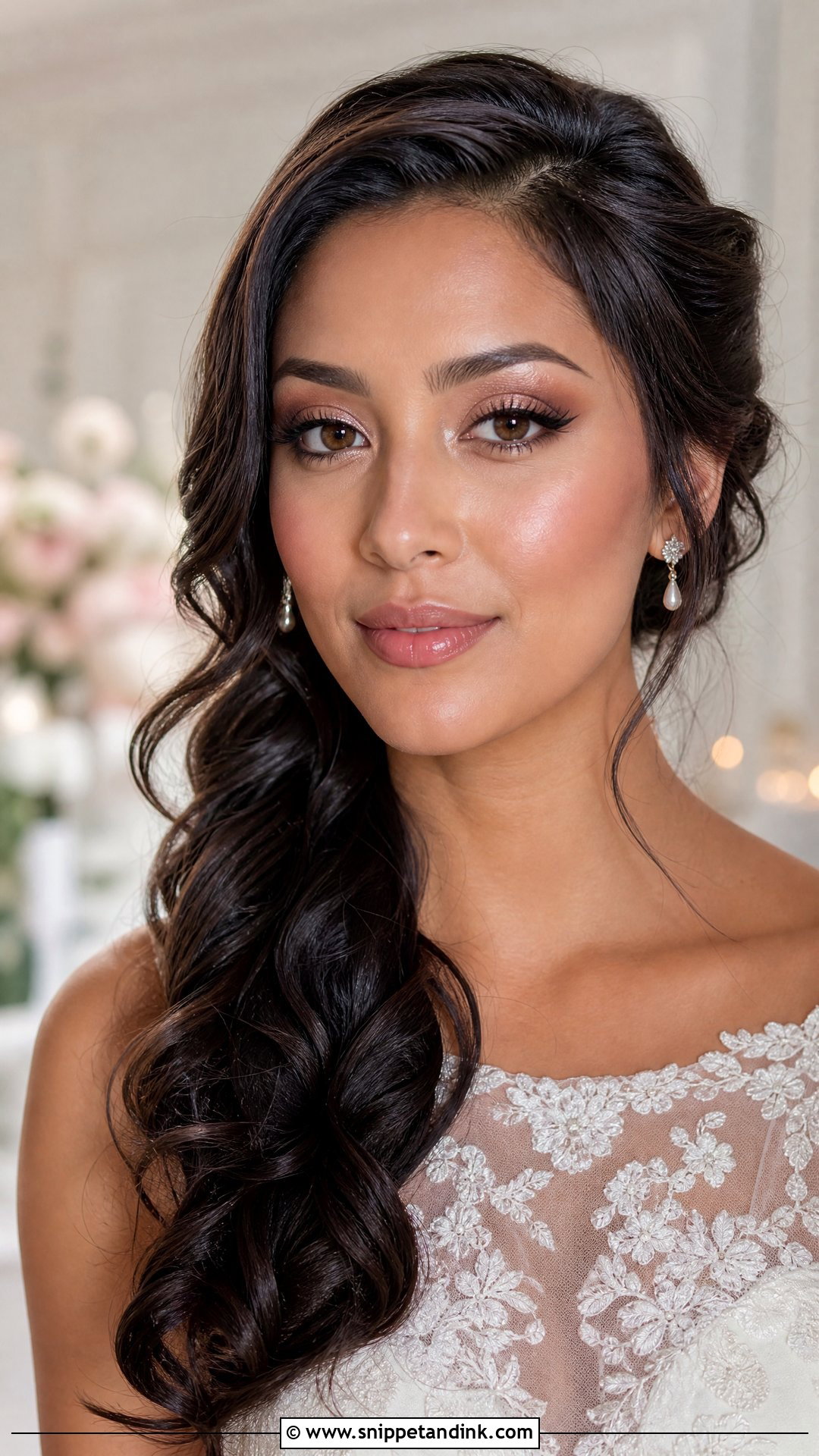 Rose Gold Bridal Makeup For Brown Eyes - Snippet and Ink - 30 Soft Glam Bridal Makeup for Brown Eyes