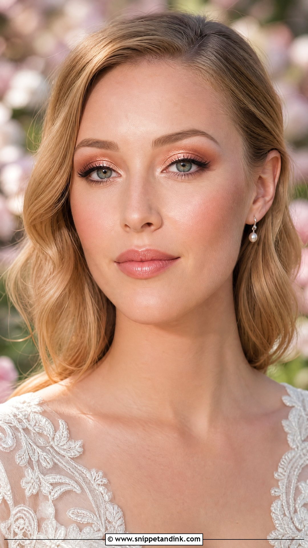 Rose Gold Bridal Makeup For Brown Eyes - Snippet and Ink - 20 Glam Bride Makeup for Brown Eyes