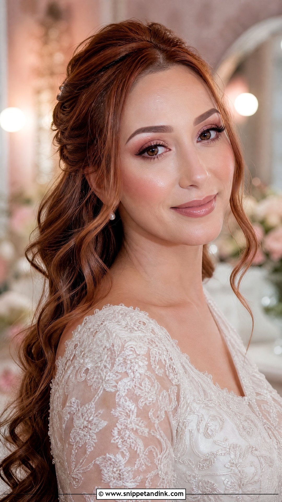 Rose Gold Bridal Makeup For Brown Eyes - Snippet and Ink - 20 Soft Bridal Makeup for Brown Eyes