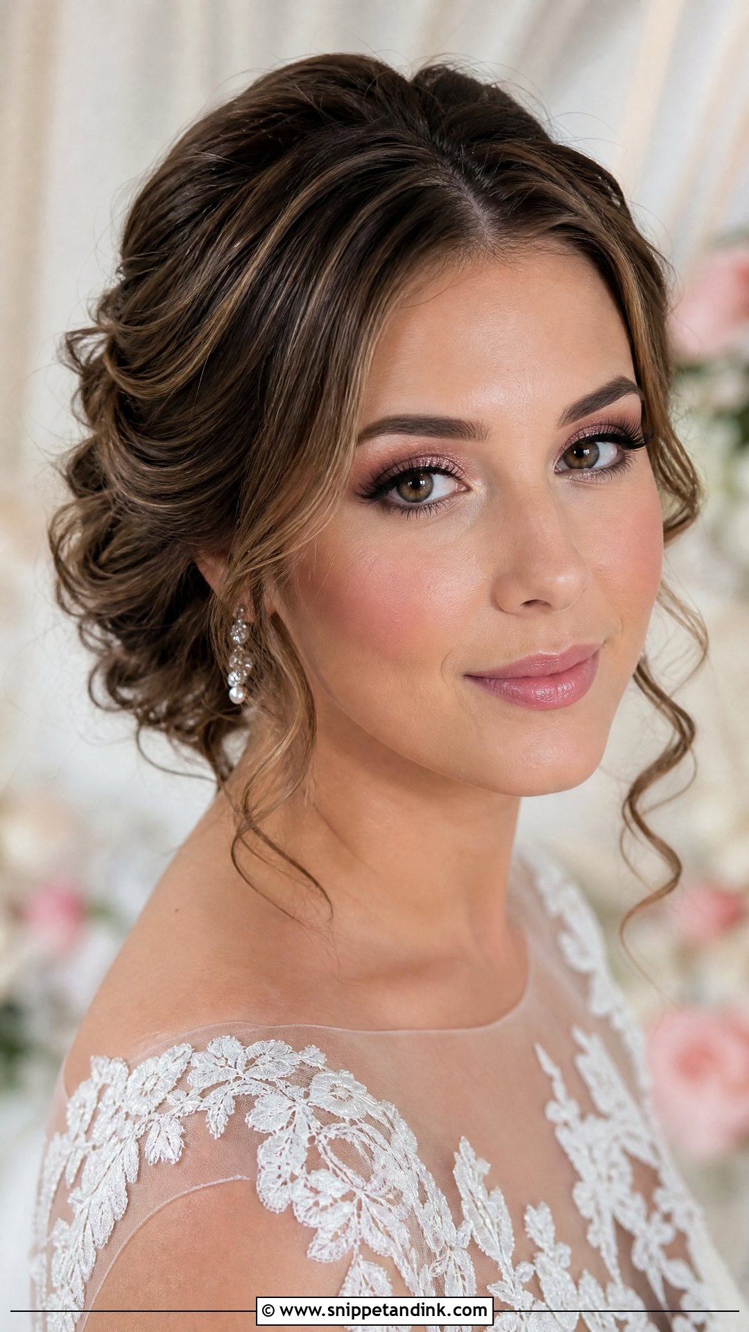 Rose Gold Bridal Makeup For Brown Eyes Brunettes - Snippet and Ink - 25 Bridal Makeup for Brown Eyes Brunettes