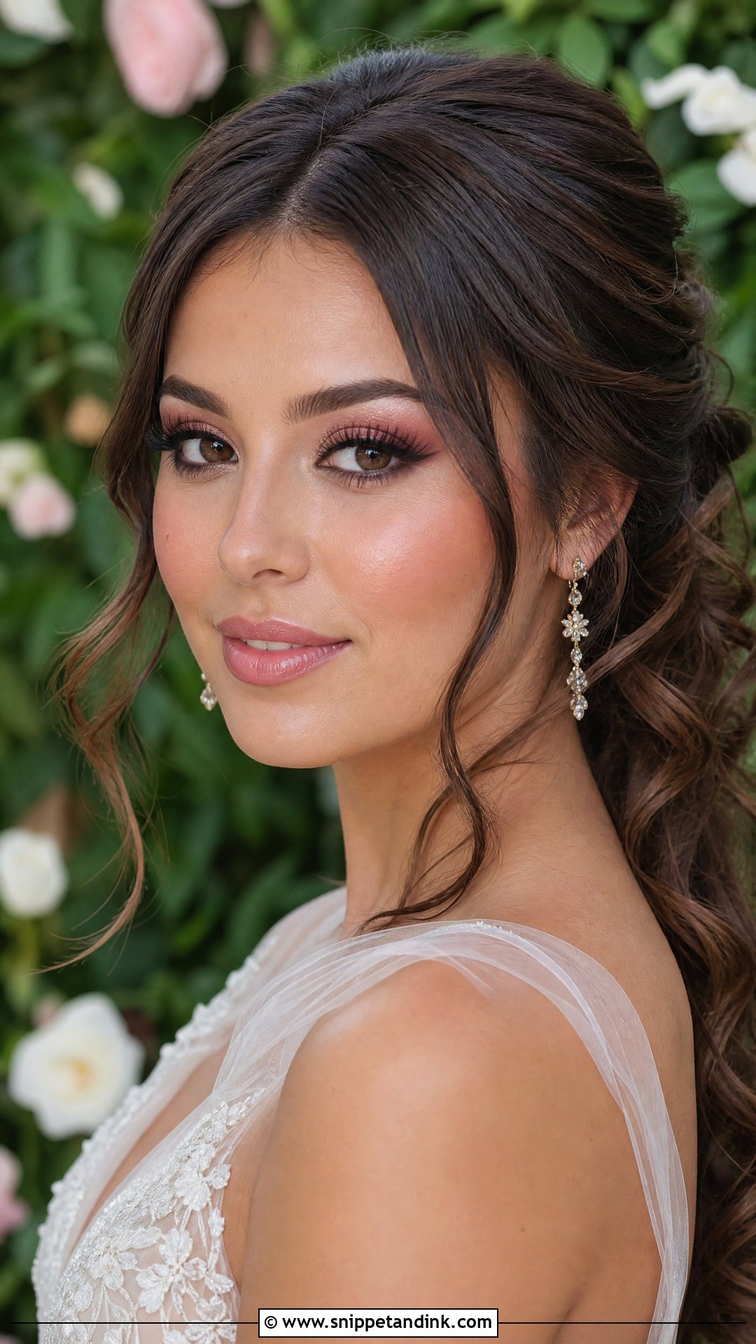 Rose Gold Bridal Makeup For Brunette Brown Eyes - Snippet and Ink - 20 Bridal Makeup Brunette Brown Eyes