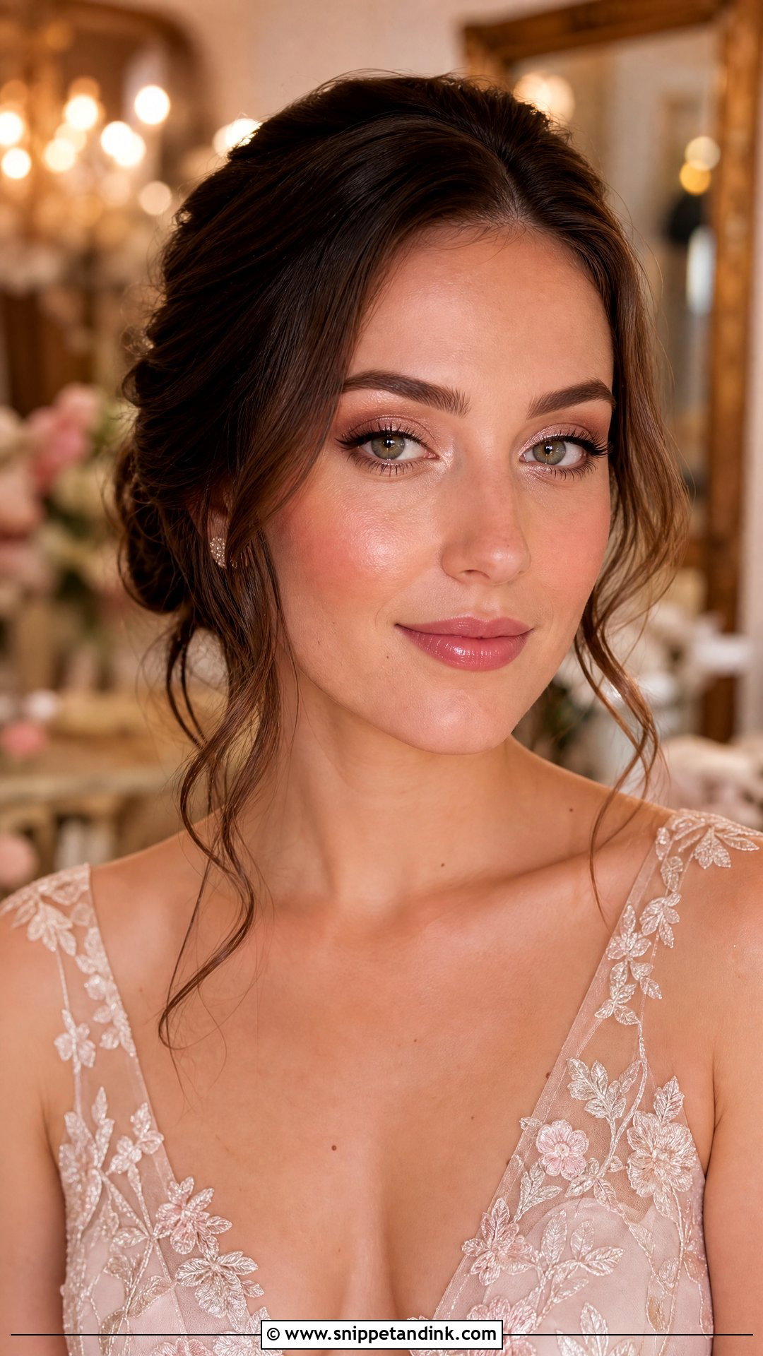 Rose Gold Bridal Makeup For Brunettes - Snippet and Ink - 25 Bridal Makeup for Brunettes