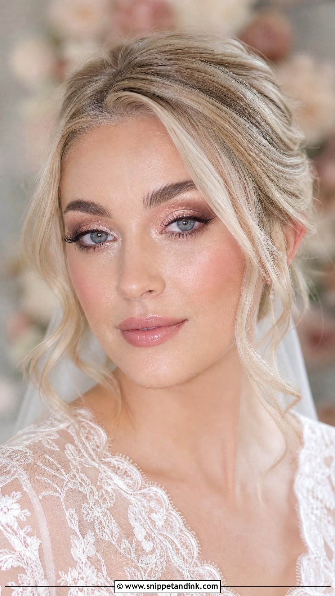 Rose Gold Bridal Makeup For Fair Skin - Snippet and Ink - 20 Rose Gold Bridal Makeup Ideas