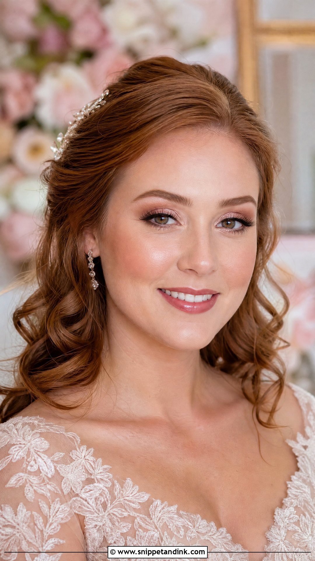 Rose Gold Bridal Makeup For Green Eyes - Snippet and Ink - 20 Bridal Make Up for Green Eyes