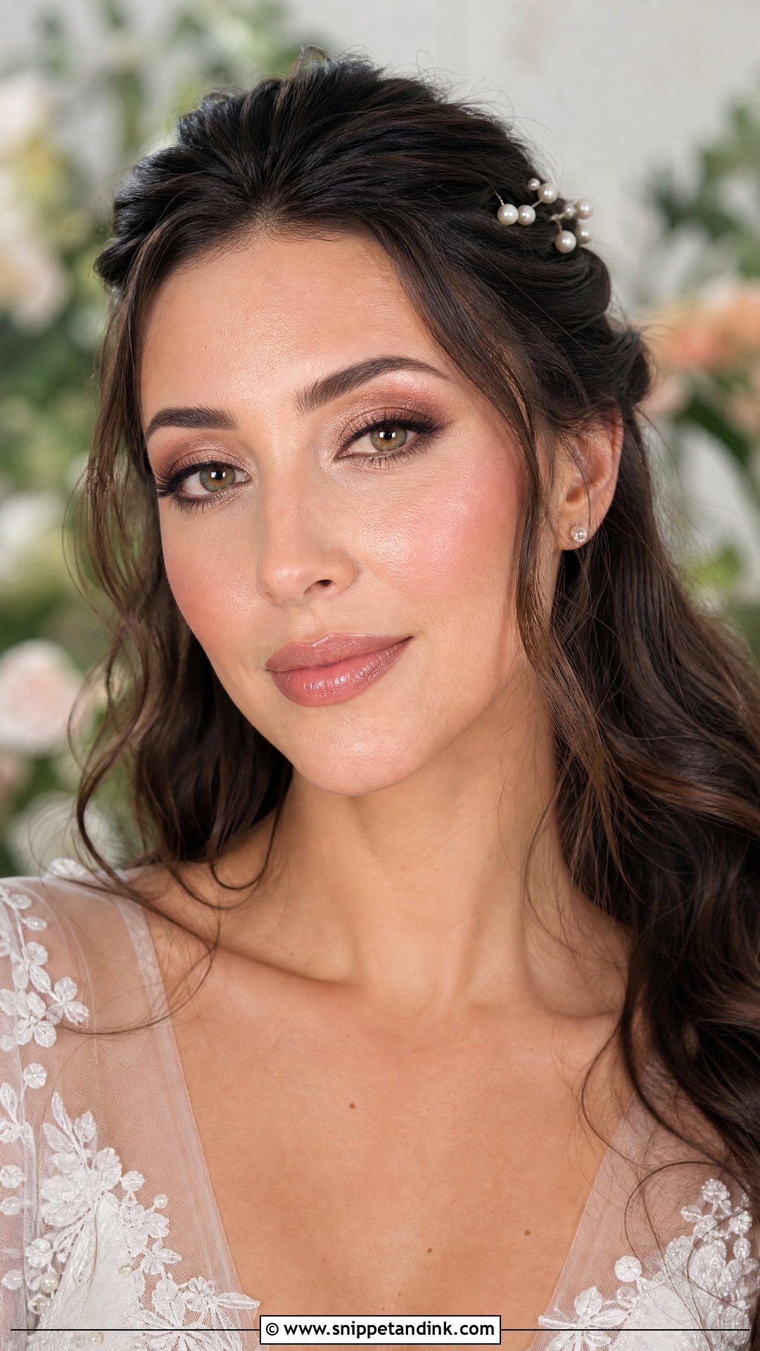 Rose Gold Bridal Makeup For Hazel Eyes Brunette - Snippet and Ink - 20 Bridal Makeup for Hazel Eyes Brunette