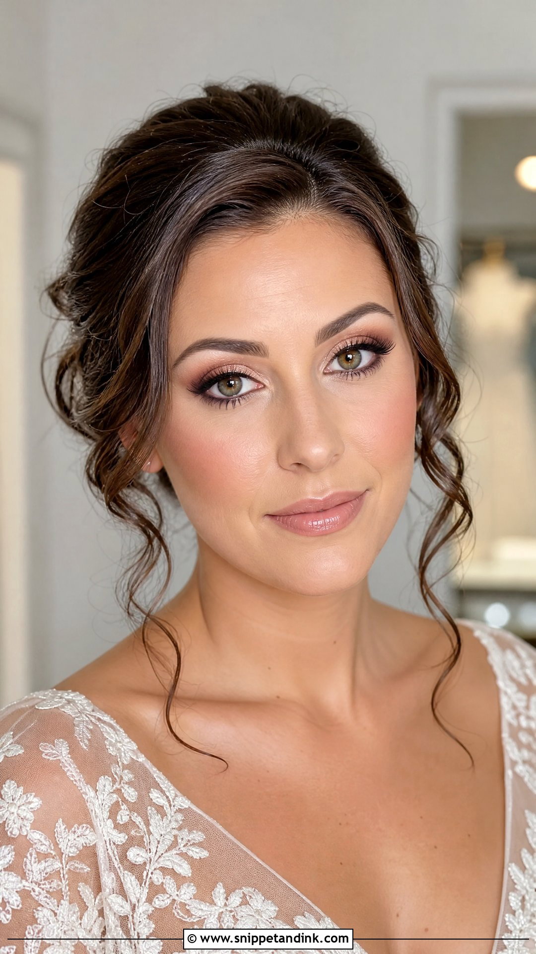 Rose Gold Bridal Makeup For Hazel Eyes Brunettes - Snippet and Ink - 20 Bridal Makeup for Hazel Eyes Brunettes