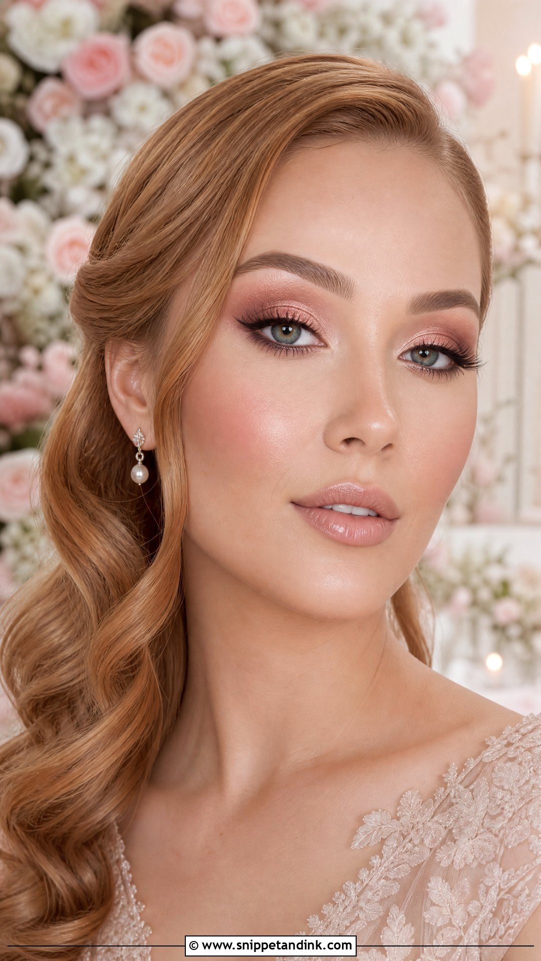 Rose Gold Bridal Makeup For Hooded Eyes - Snippet and Ink - 25 Bridal Makeup Hooded Eyes