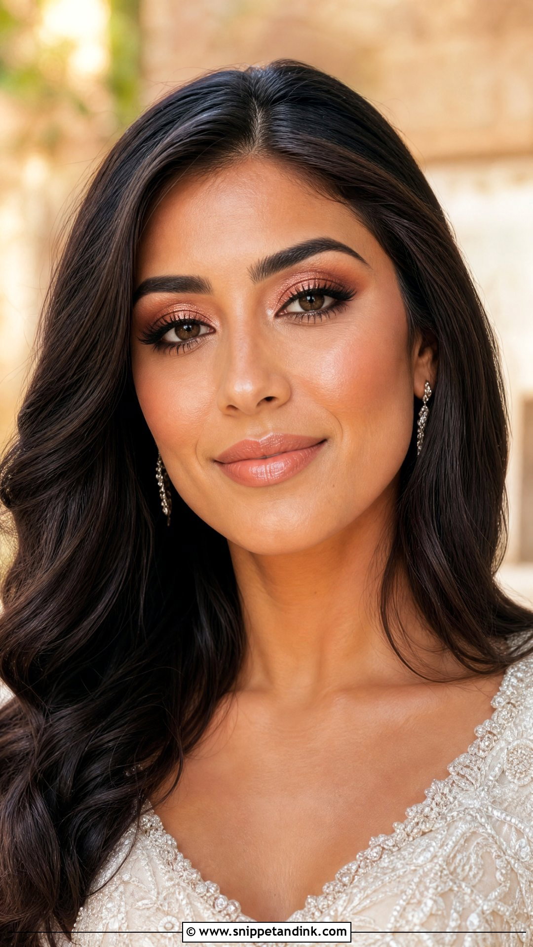 Rose Gold Bridal Makeup For Olive Skin - Snippet and Ink - 20 Rose Gold Bridal Makeup Ideas