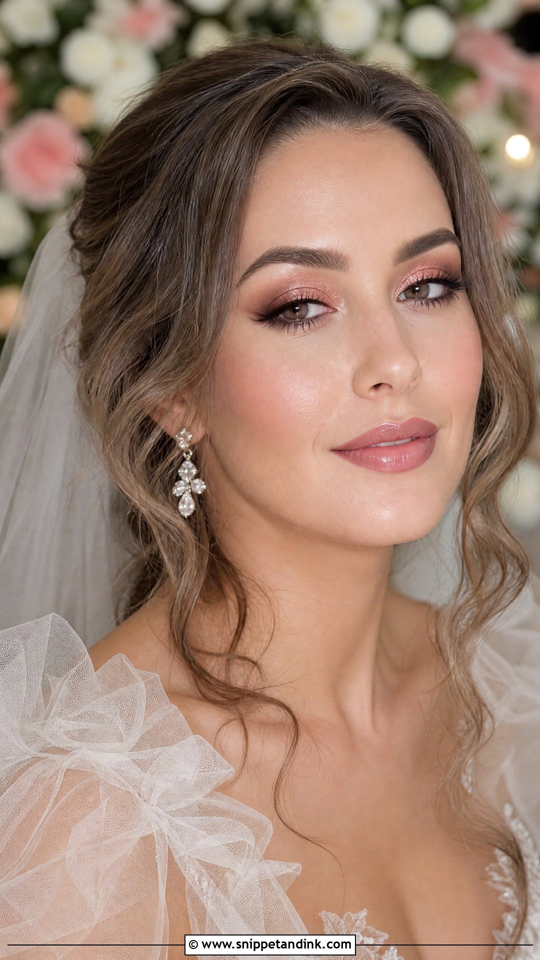 Rose Gold Bridal Makeup For Small Eyes - Snippet and Ink - 20 Bridal Makeup Small Eyes