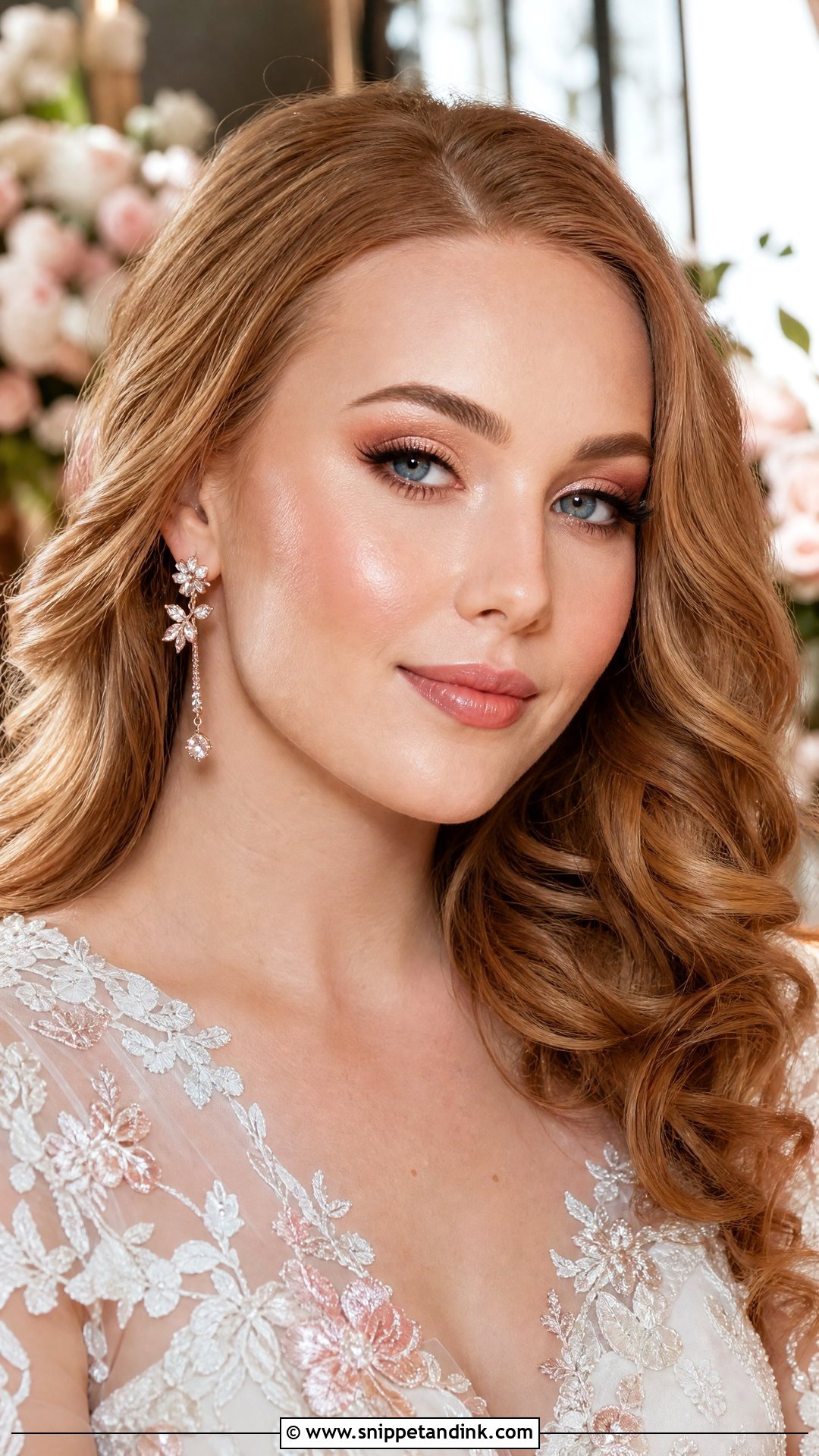 Rose Gold Bridal Makeup Look - Snippet and Ink - 35 Bridal Makeup Looks