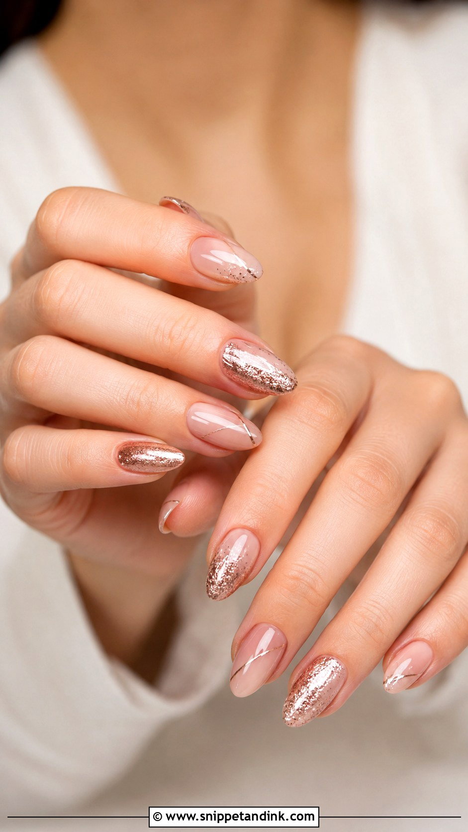 Rose Gold Bridal Nails - Snippet and Ink - 20 Pink Bridal Nails Brides