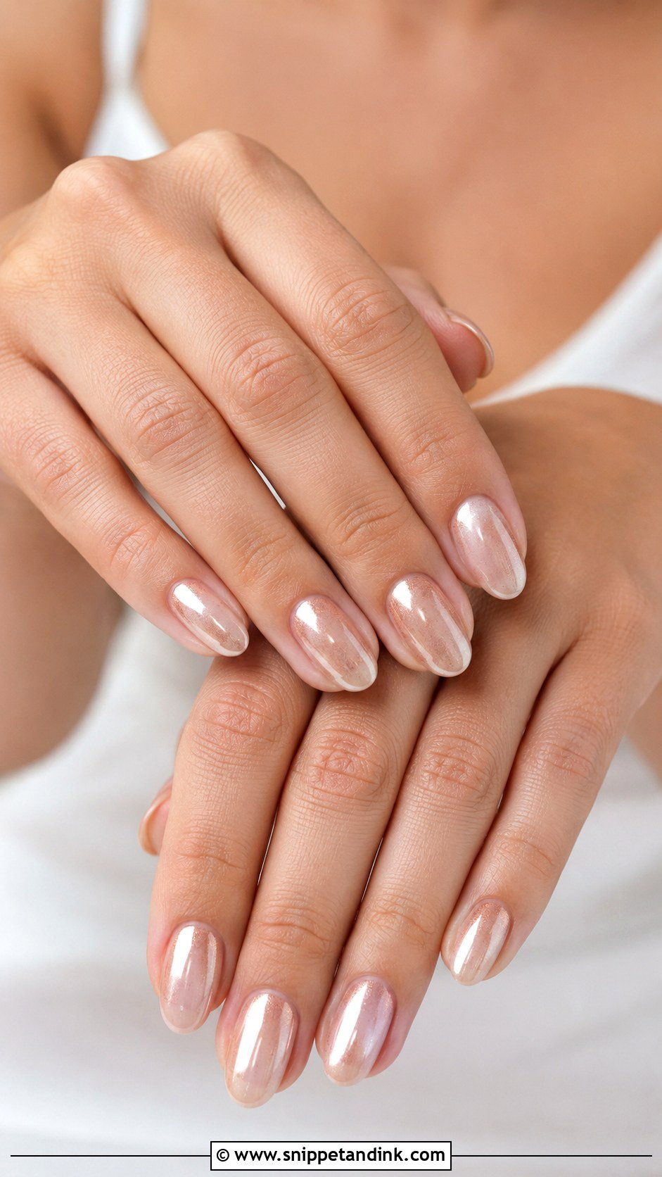 Rose Gold Bridal Nails - Snippet and Ink - 20 Bridal Nail Color Ideas