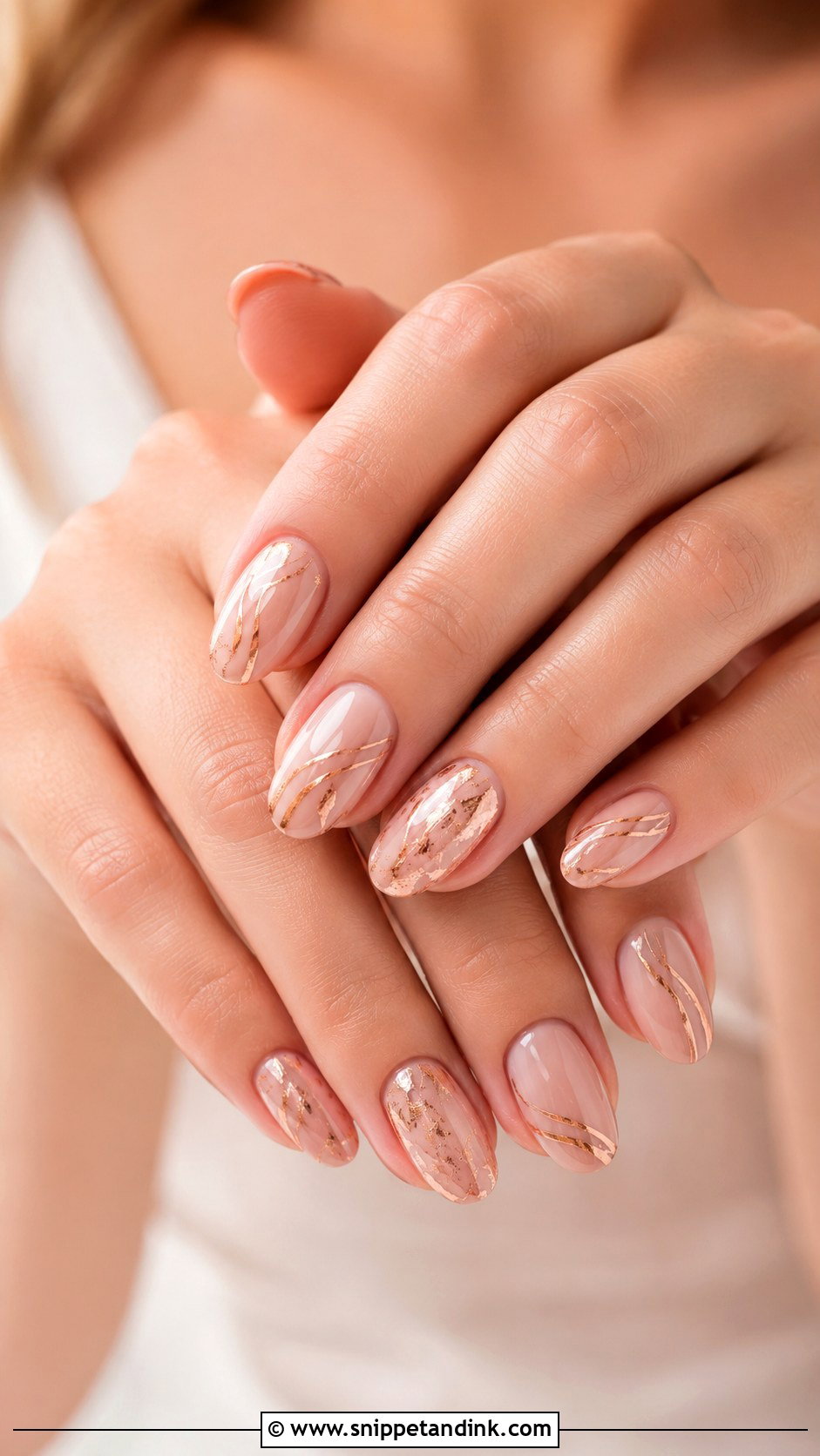 Rose Gold Bride Nails - Snippet and Ink - 30 Elegant Bride Nails Wedding