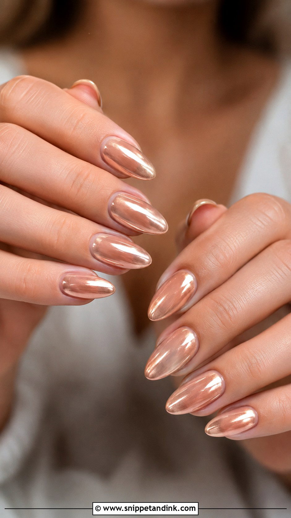 Rose Gold Bride Nails - Snippet and Ink - 30 Nails for the Bride Wedding