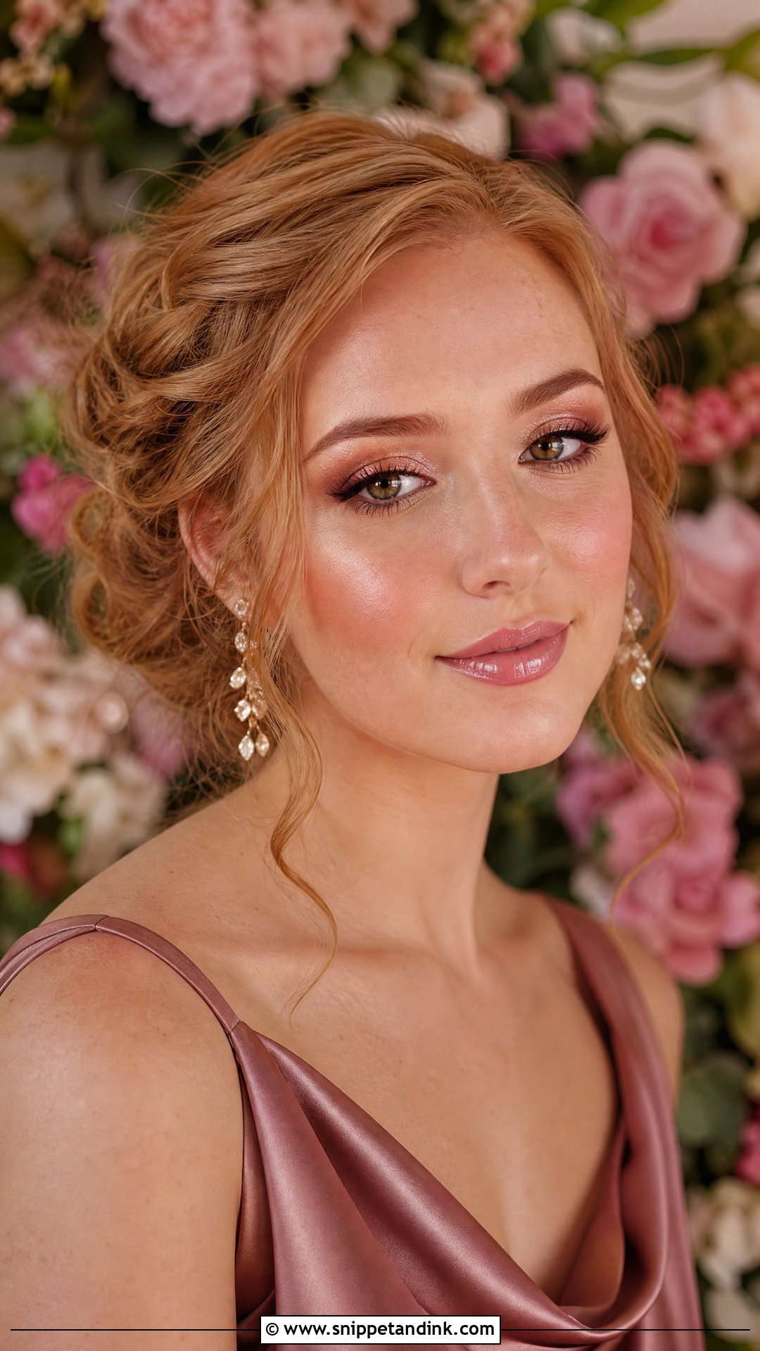 Rose Gold Bridesmaid Makeup - Snippet and Ink - 20 Bridal Party Bridesmaid Makeup Make Up Ideas