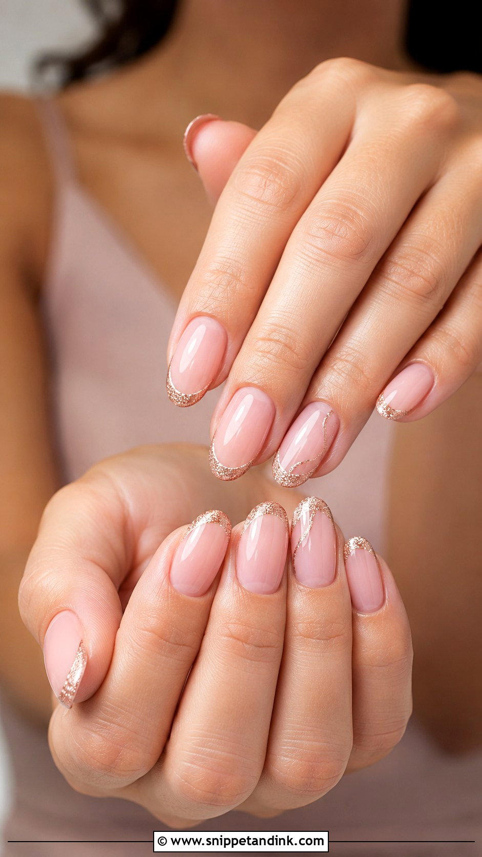 Rose Gold Bridesmaid Nails - Snippet and Ink - 30 Wedding Nails for Bridesmaids