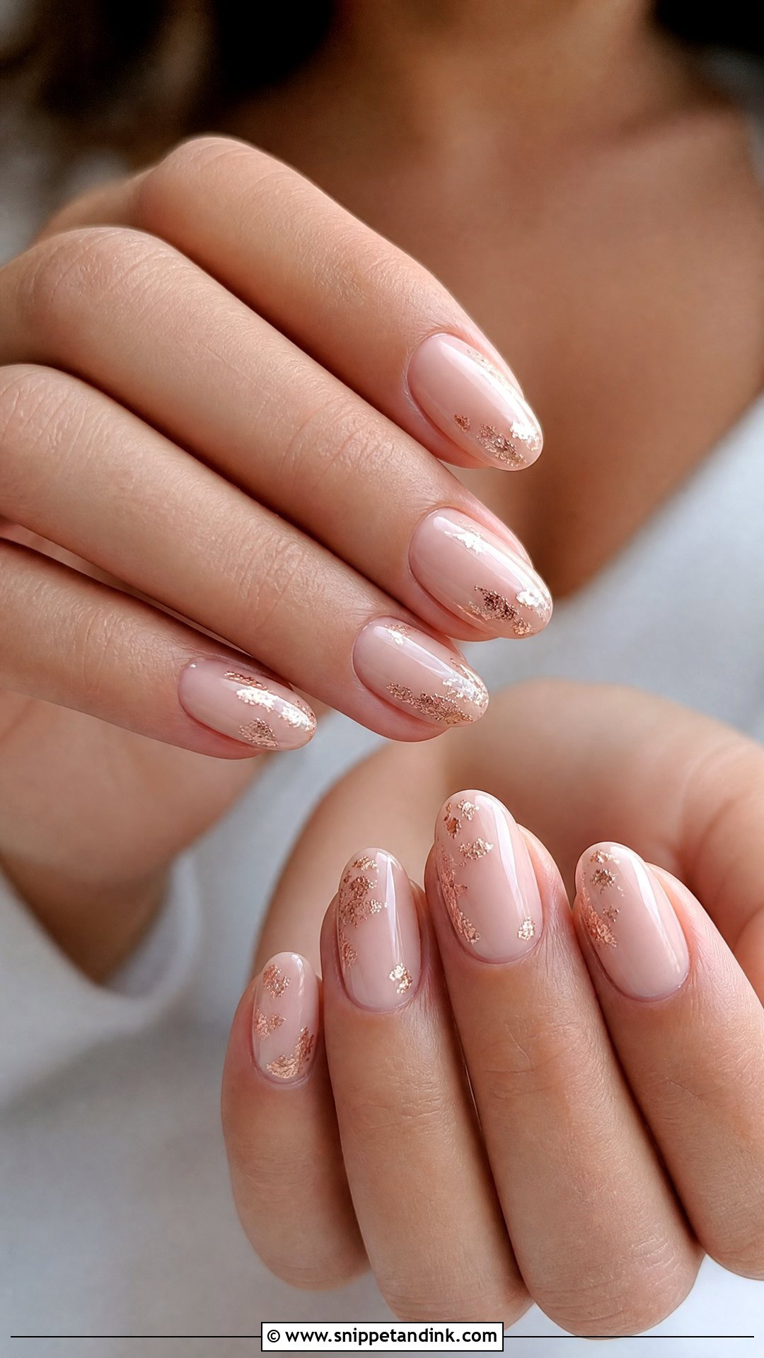 Rose Gold Bridesmaid Nails - Snippet and Ink - 20 Cute Bridesmaid Wedding Nails