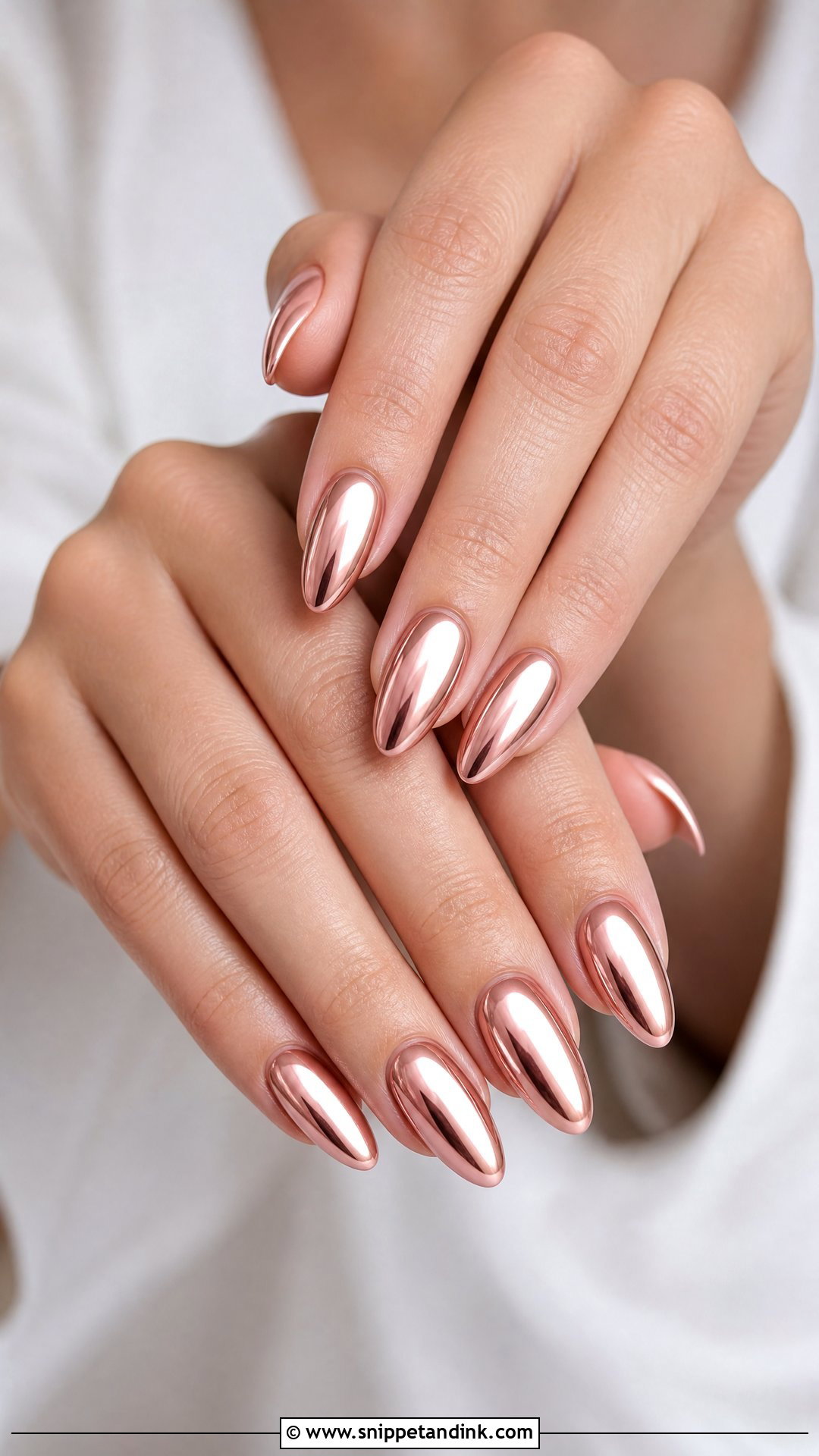 Rose Gold Bridesmaid Nails - Snippet and Ink - 25 Bridesmaid Wedding Nails Design