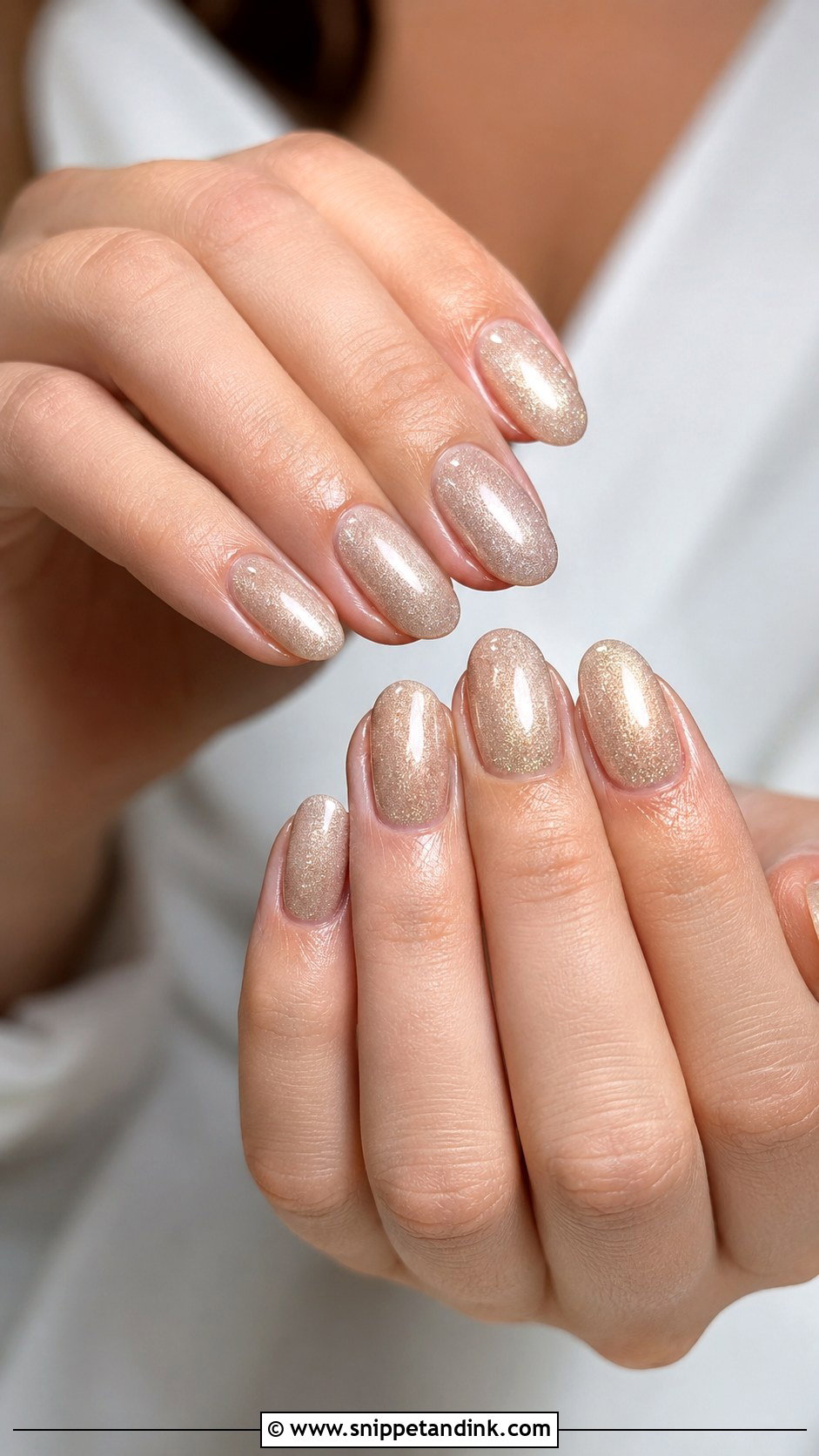 Rose Gold Chrome Nails - Snippet and Ink - 20 Summer Wedding Guest Nails