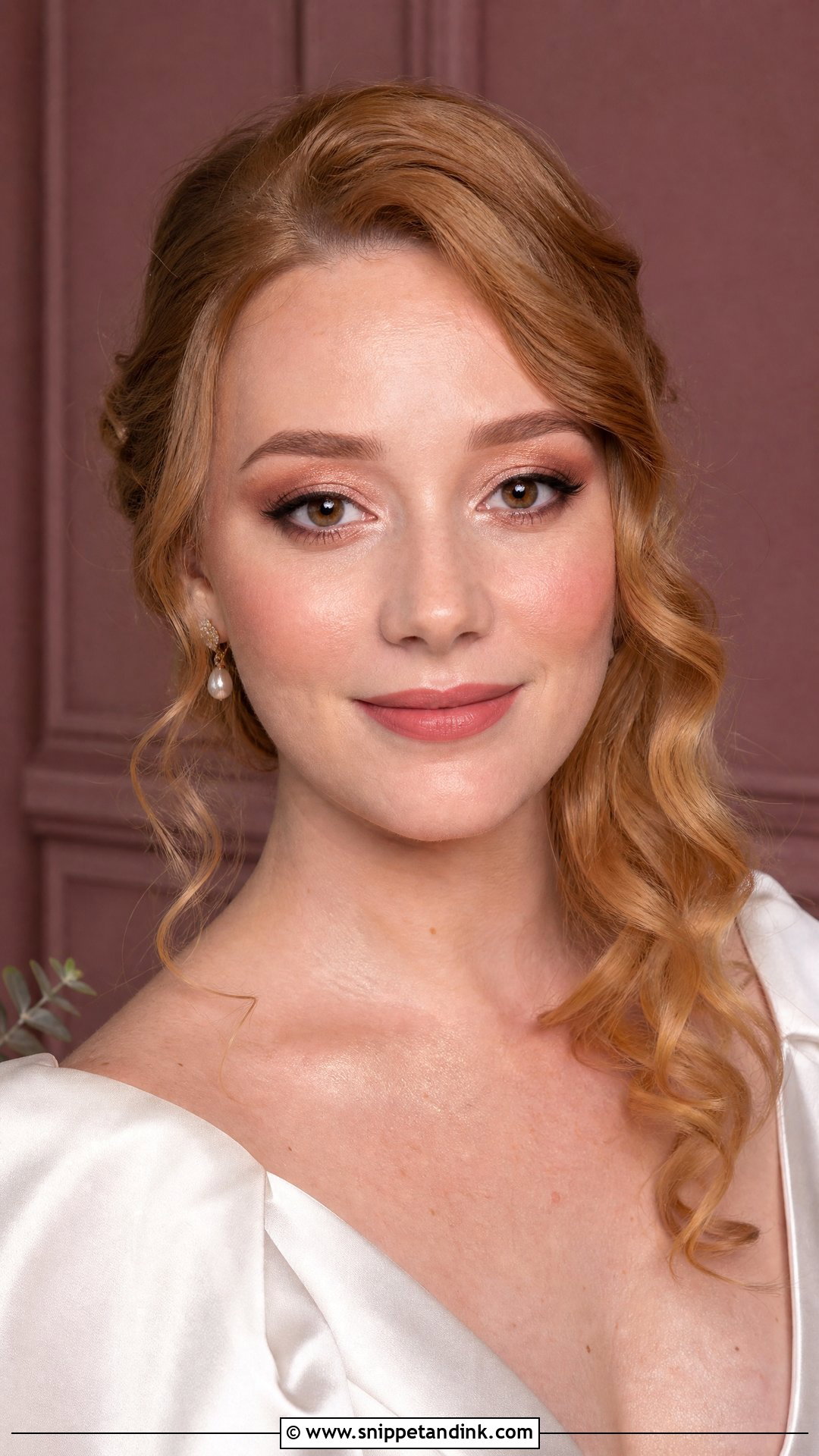 Rose Gold Civil Wedding Makeup - Snippet and Ink - 20 Civil Wedding Makeup Ideas