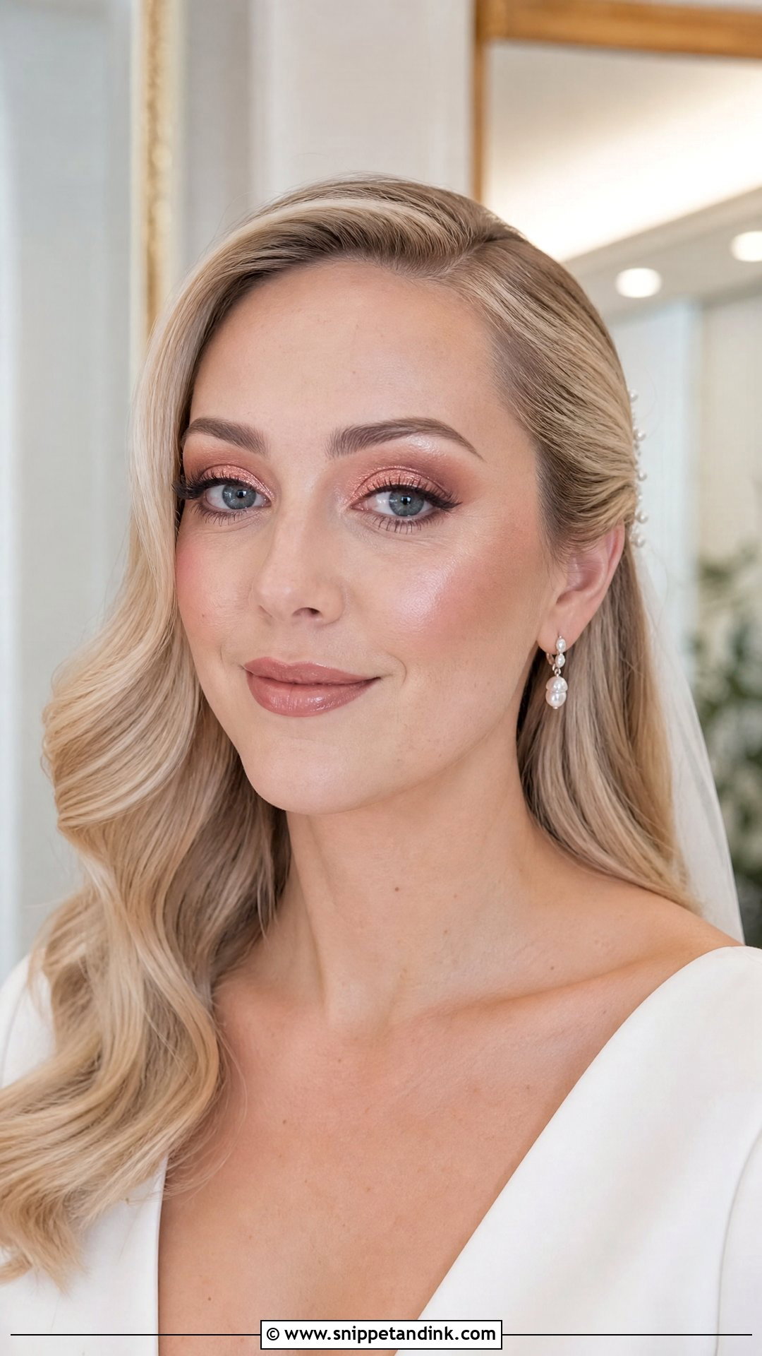 Rose Gold Civil Wedding Makeup - Snippet and Ink - 20 Civil Wedding Makeup Brides