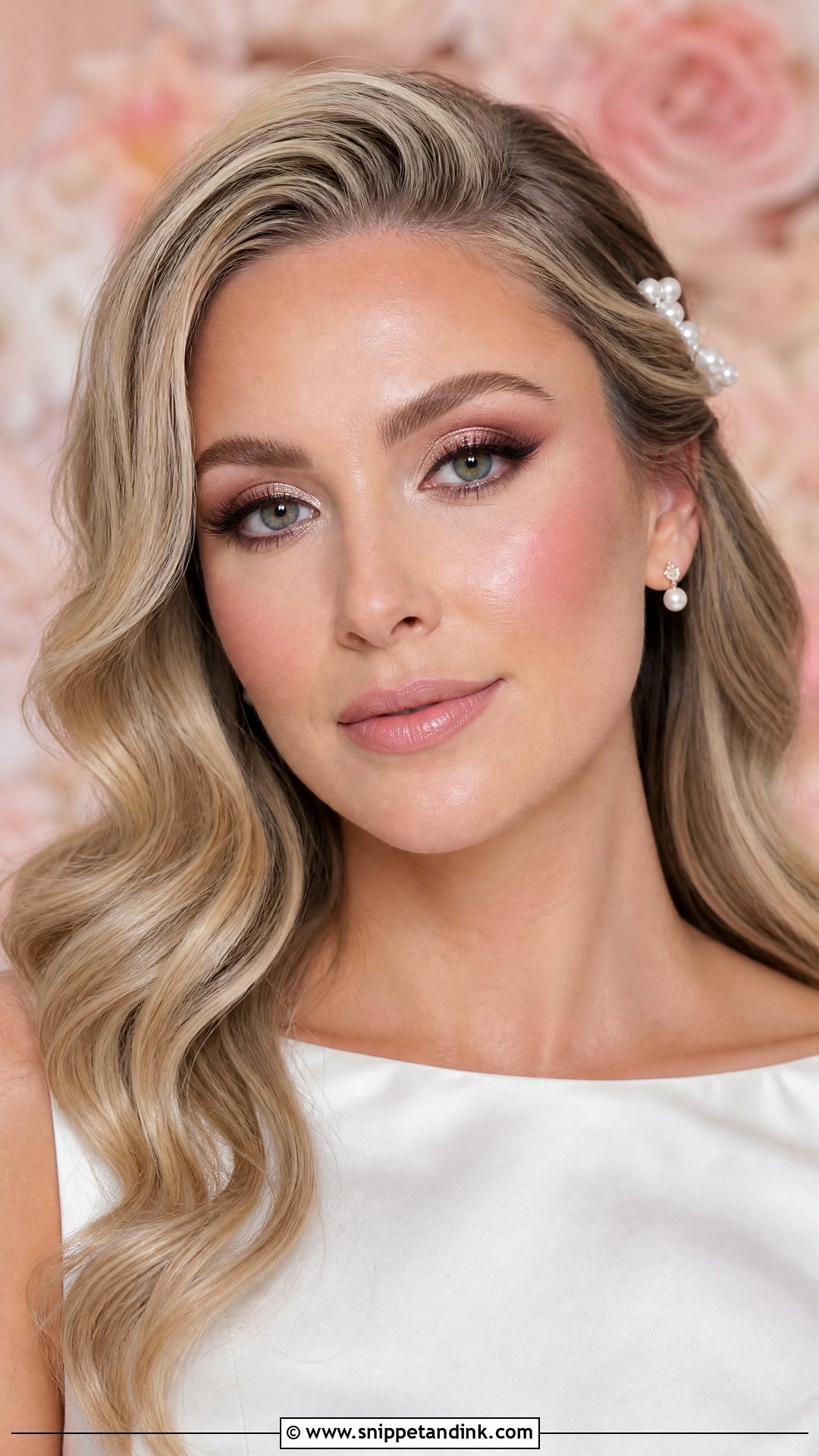 Rose Gold Cool Toned Wedding Makeup - Snippet and Ink - 20 Cool Toned Wedding Makeup Ideas