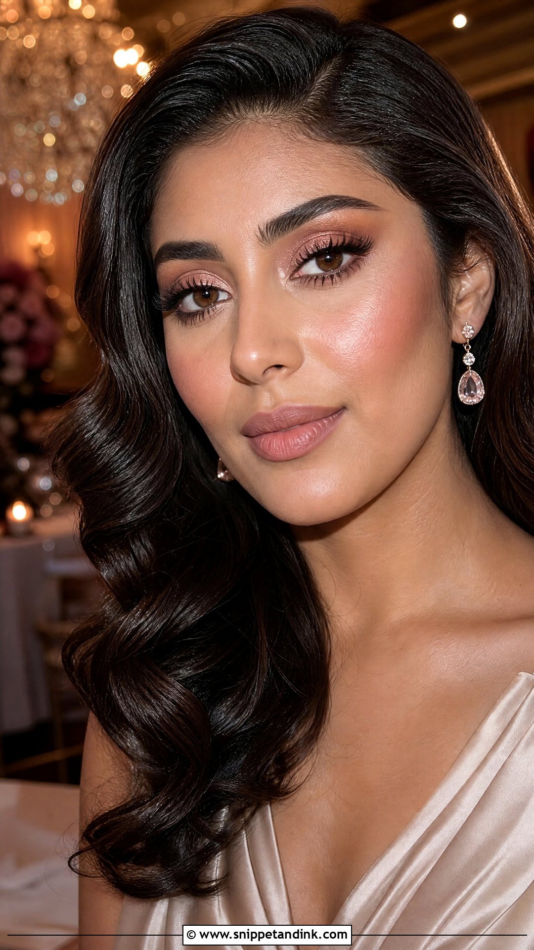Rose Gold Engagement Makeup - Snippet and Ink - 30 Engagement Makeup Ideas