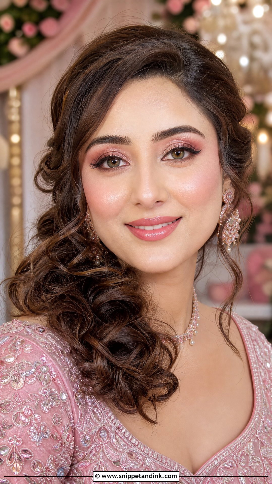 Rose Gold Eye Makeup For Indian Wedding - Snippet and Ink - 20 Eye Makeup for Indian Wedding Ideas