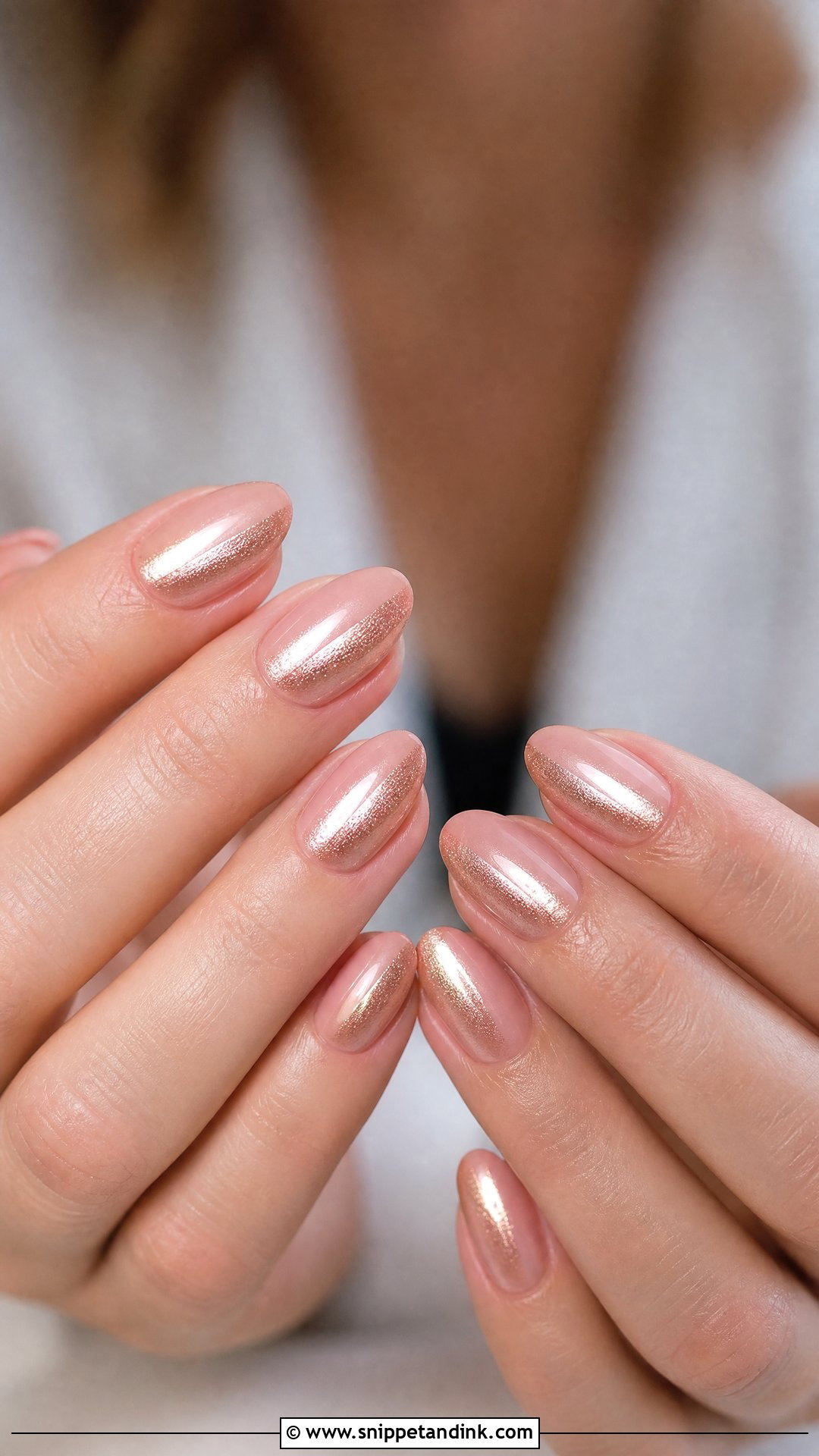Rose Gold Fall Wedding Guest Nails - Snippet and Ink - 25 Fall Wedding Nails for Guest