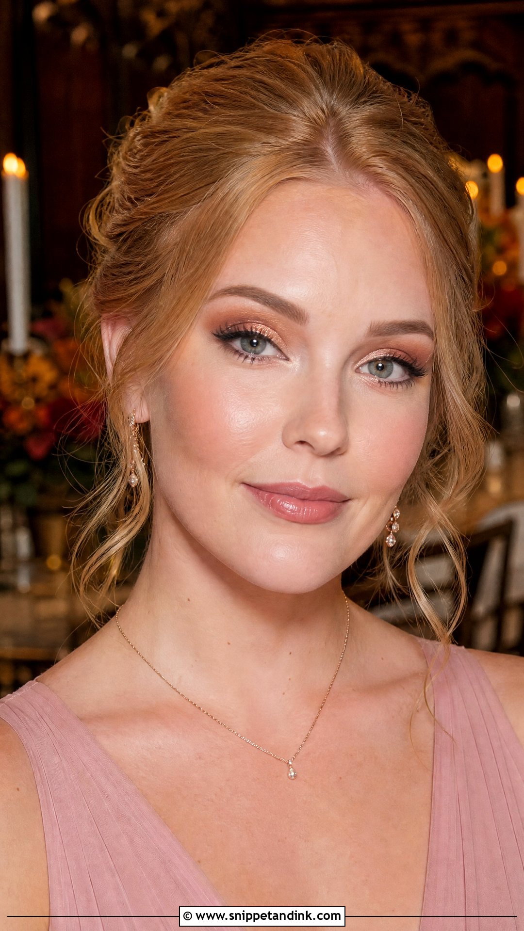 Rose Gold Fall Wedding Makeup - Snippet and Ink - 20 Natural Fall Wedding Makeup Ideas