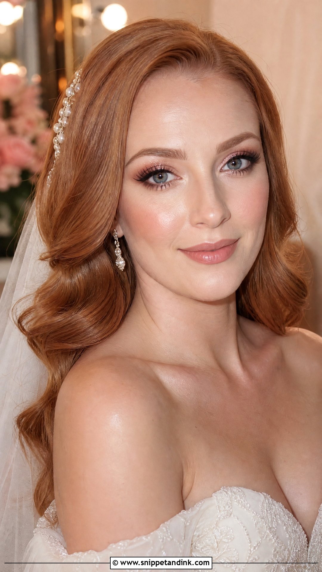 Rose Gold Glowy Wedding Makeup - Snippet and Ink - 25 Glowy Wedding Makeup Ideas
