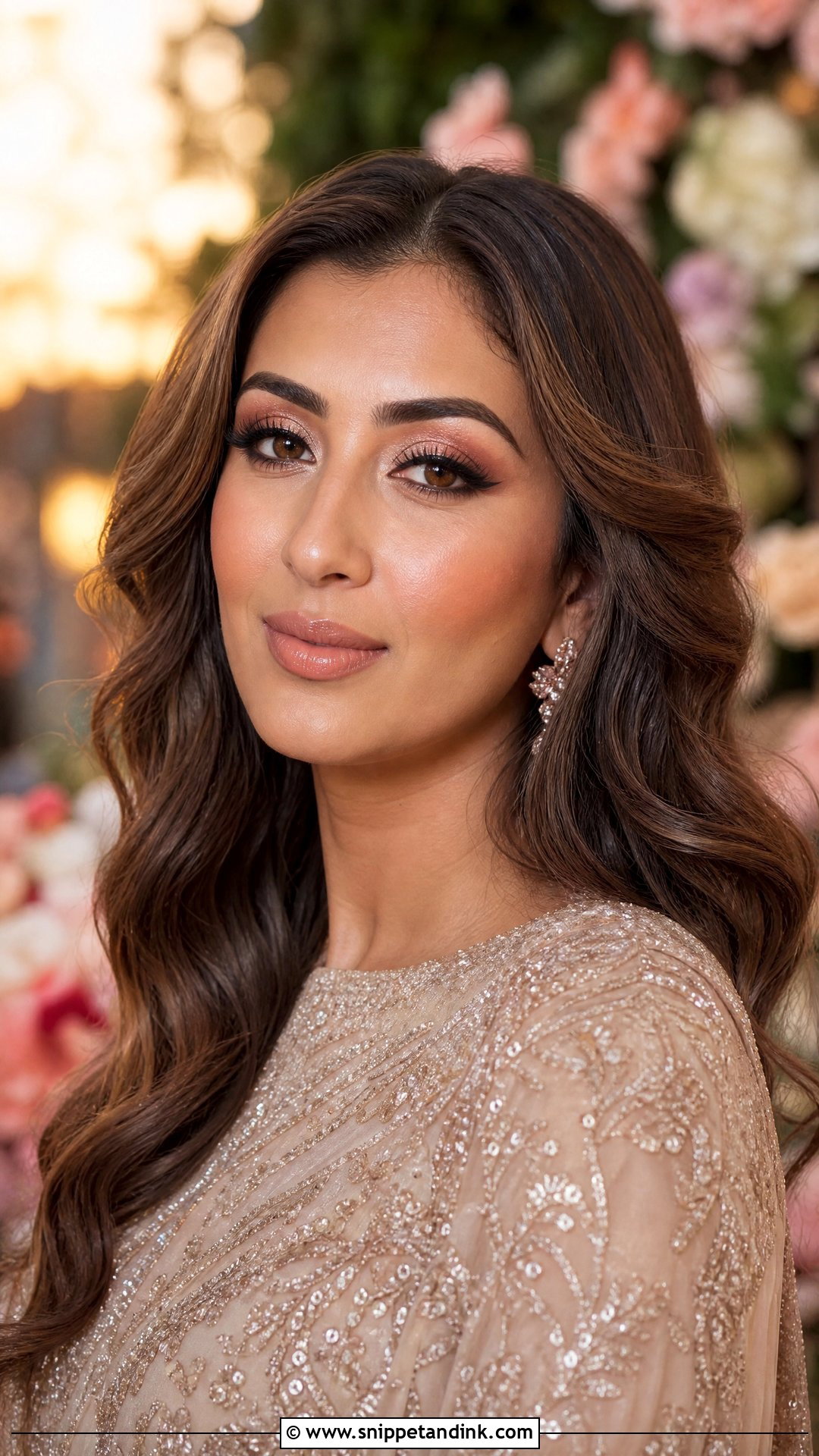 Rose Gold HD Bridal Makeup - Snippet and Ink - 20 Bridal HD Makeup Looks