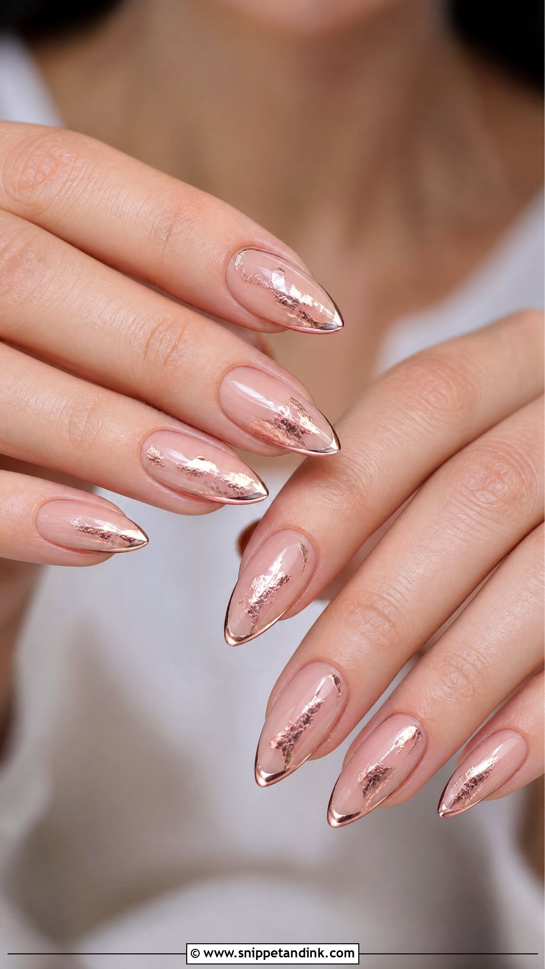 Rose Gold Marriage Nails - Snippet and Ink - 25 Nails for Marriage