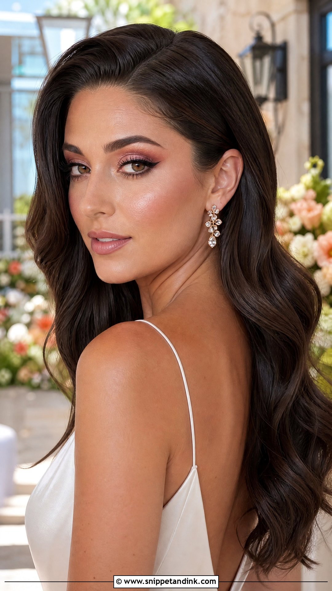 Rose Gold Morning Wedding Makeup - Snippet and Ink - 20 Morning Wedding Makeup Ideas