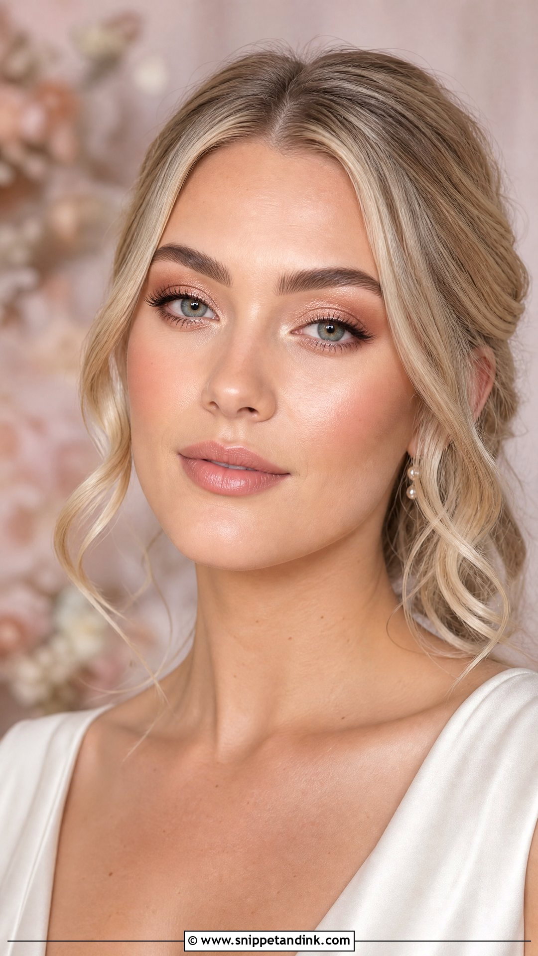 Rose Gold Natural Bridal Makeup - Snippet and Ink - 20 Rose Gold Bridal Makeup Ideas