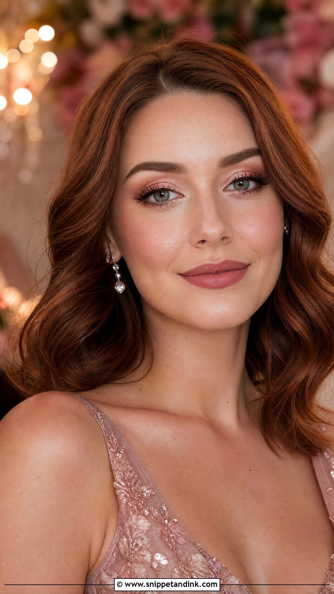 Rose Gold Night Wedding Makeup - Snippet and Ink - 20 Night Wedding Makeup Ideas