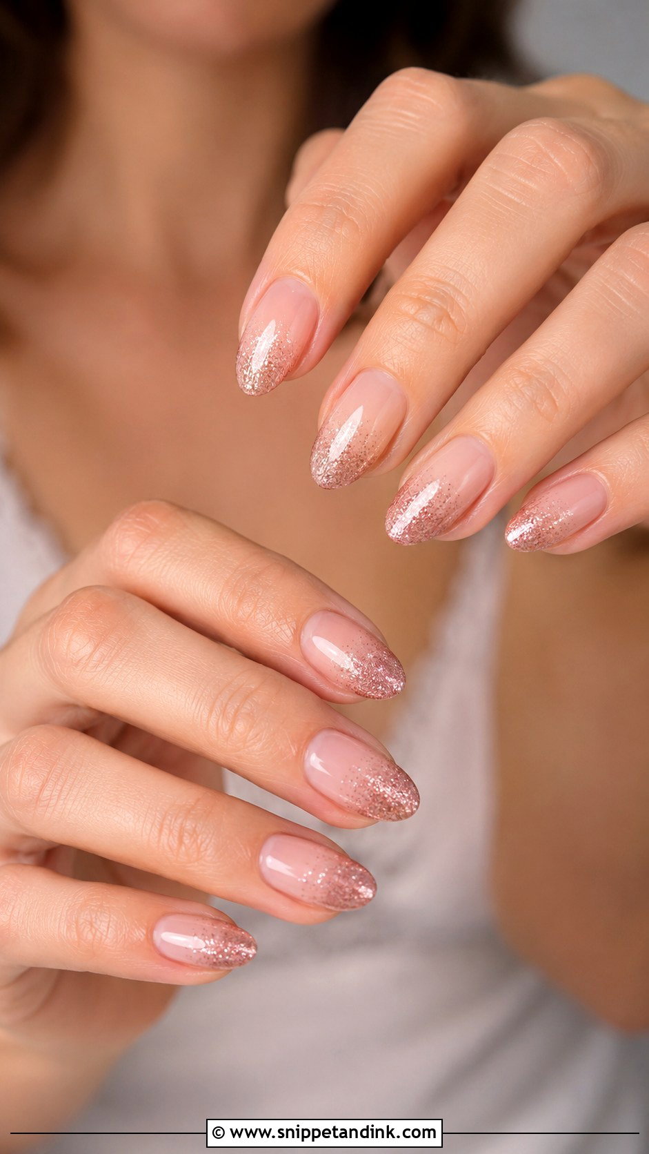 Rose Gold Ombre Wedding Nails - Snippet and Ink - 20 Ombre Wedding Nails Brides