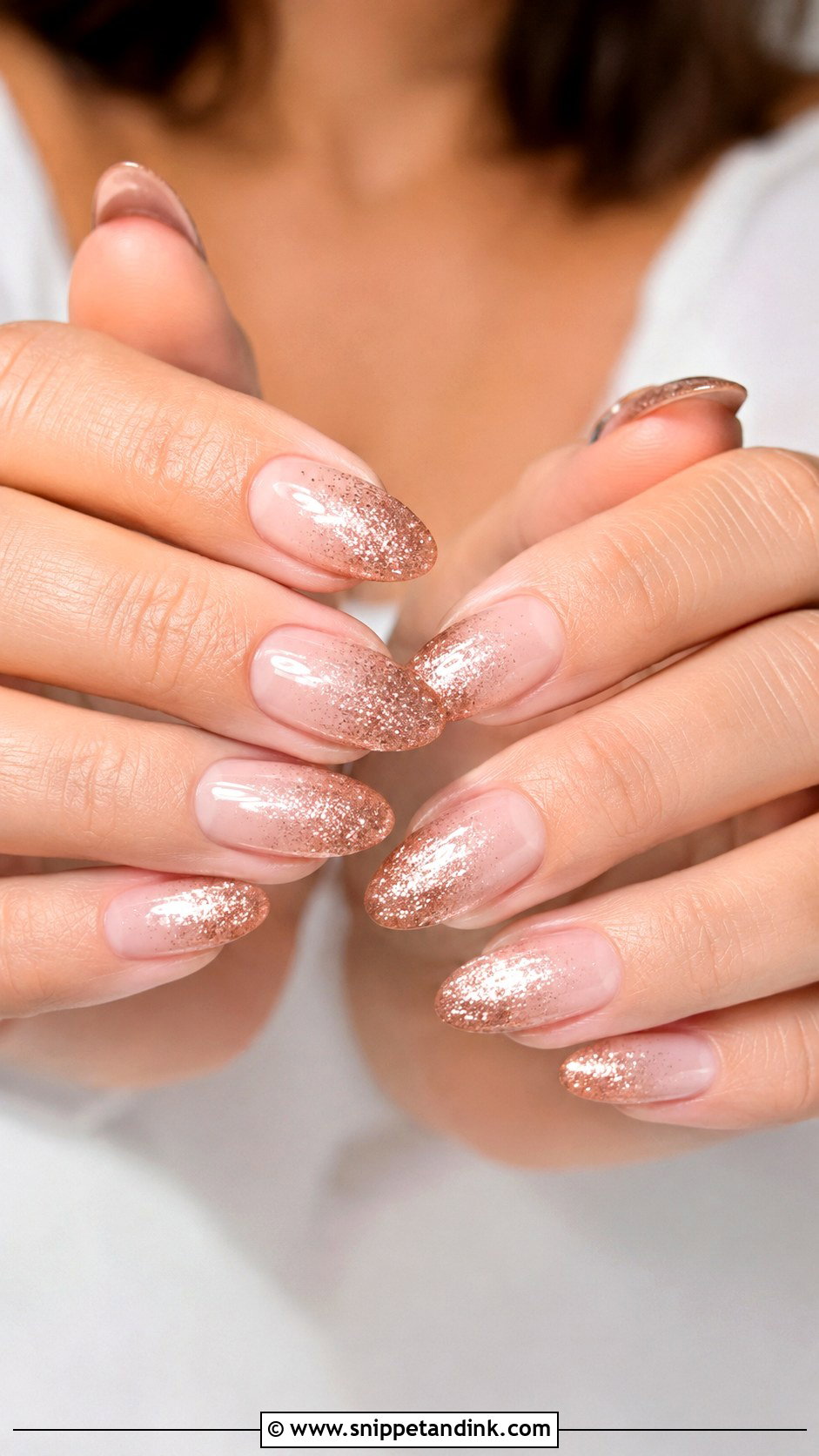 Rose Gold Ombre Wedding Nails - Snippet and Ink - 20 Ombre Wedding Nails for Bride