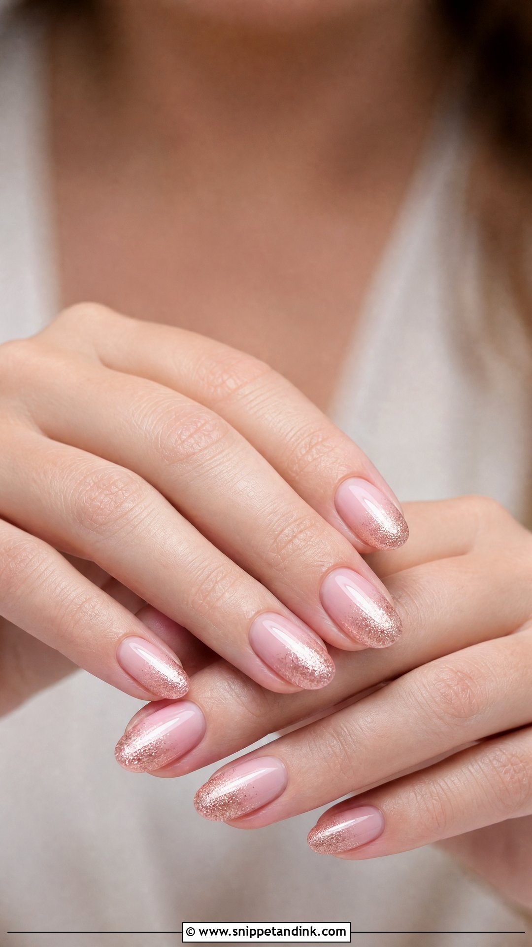 Rose Gold Ombre Wedding Nails - Snippet and Ink - 25 Ombre Wedding Nails