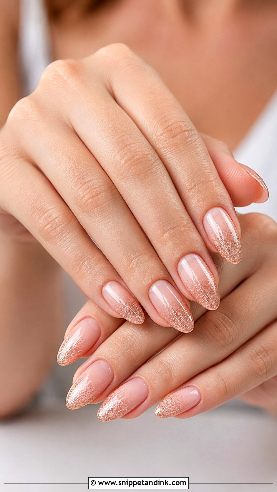 Rose Gold Ombre Wedding Nails - Snippet and Ink - 20 Ombre Nails for Wedding