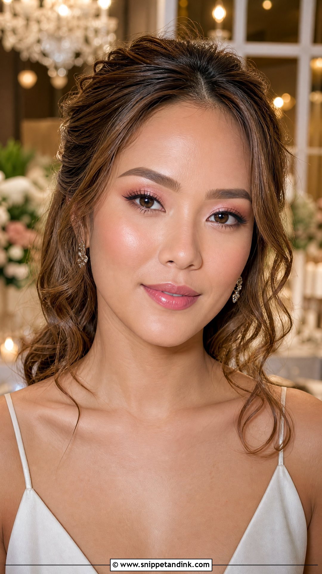 Rose Gold Pale Wedding Makeup - Snippet and Ink - 20 Pale Wedding Makeup Ideas