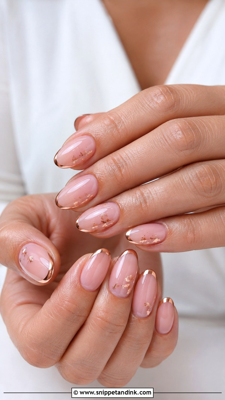 Rose Gold Pink Wedding Guest Nails - Snippet and Ink - 20 Pink Wedding Guest Nails