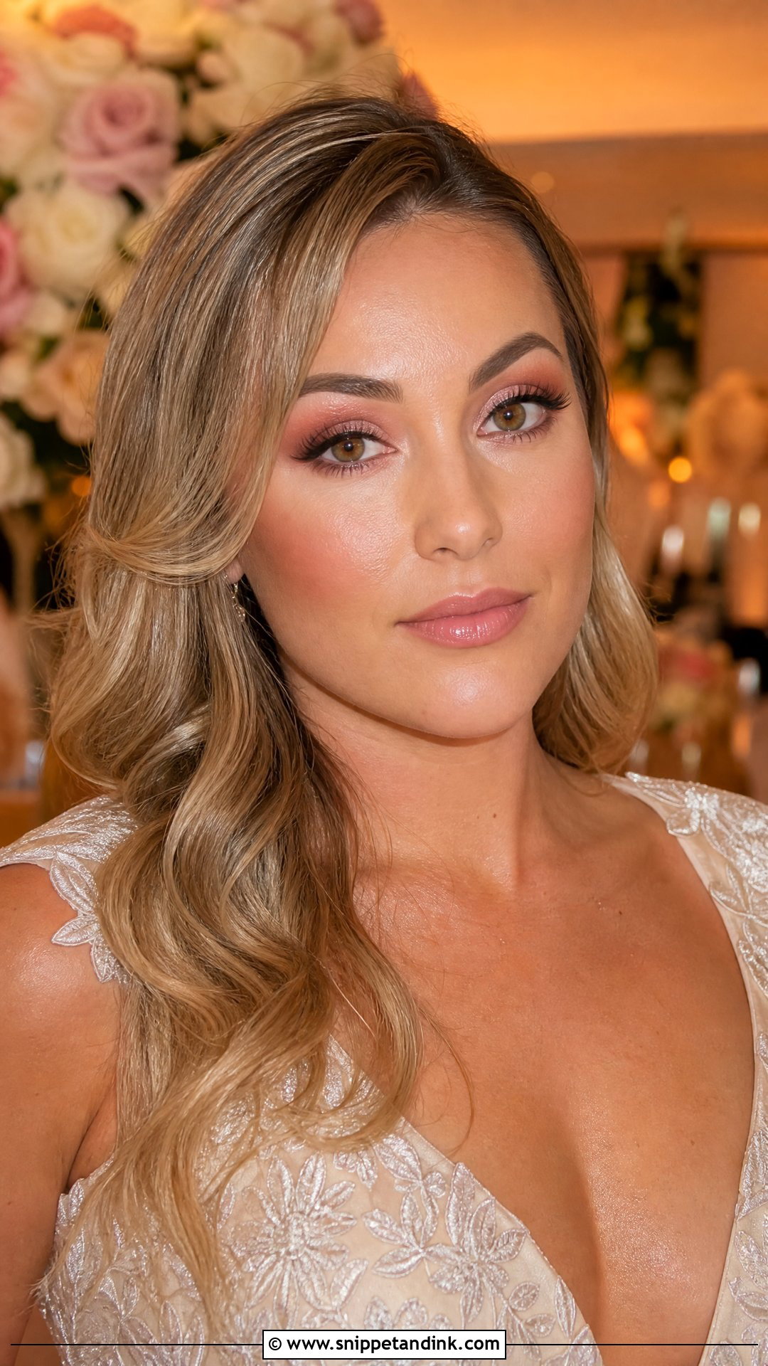 Rose Gold Pink Wedding Makeup - Snippet and Ink - 20 Pink Wedding Makeup Looks