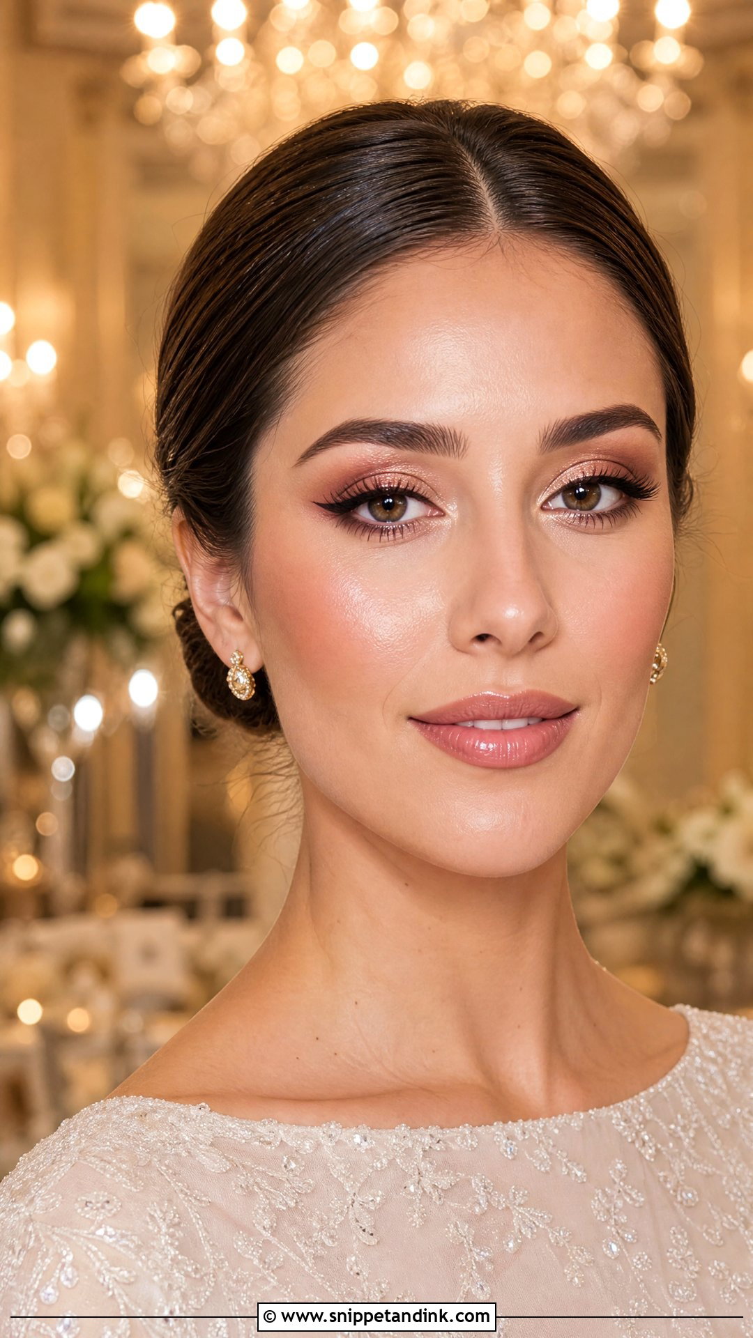 Rose Gold Pink Wedding Makeup - Snippet and Ink - 20 Pink Glowy Wedding Makeup Ideas