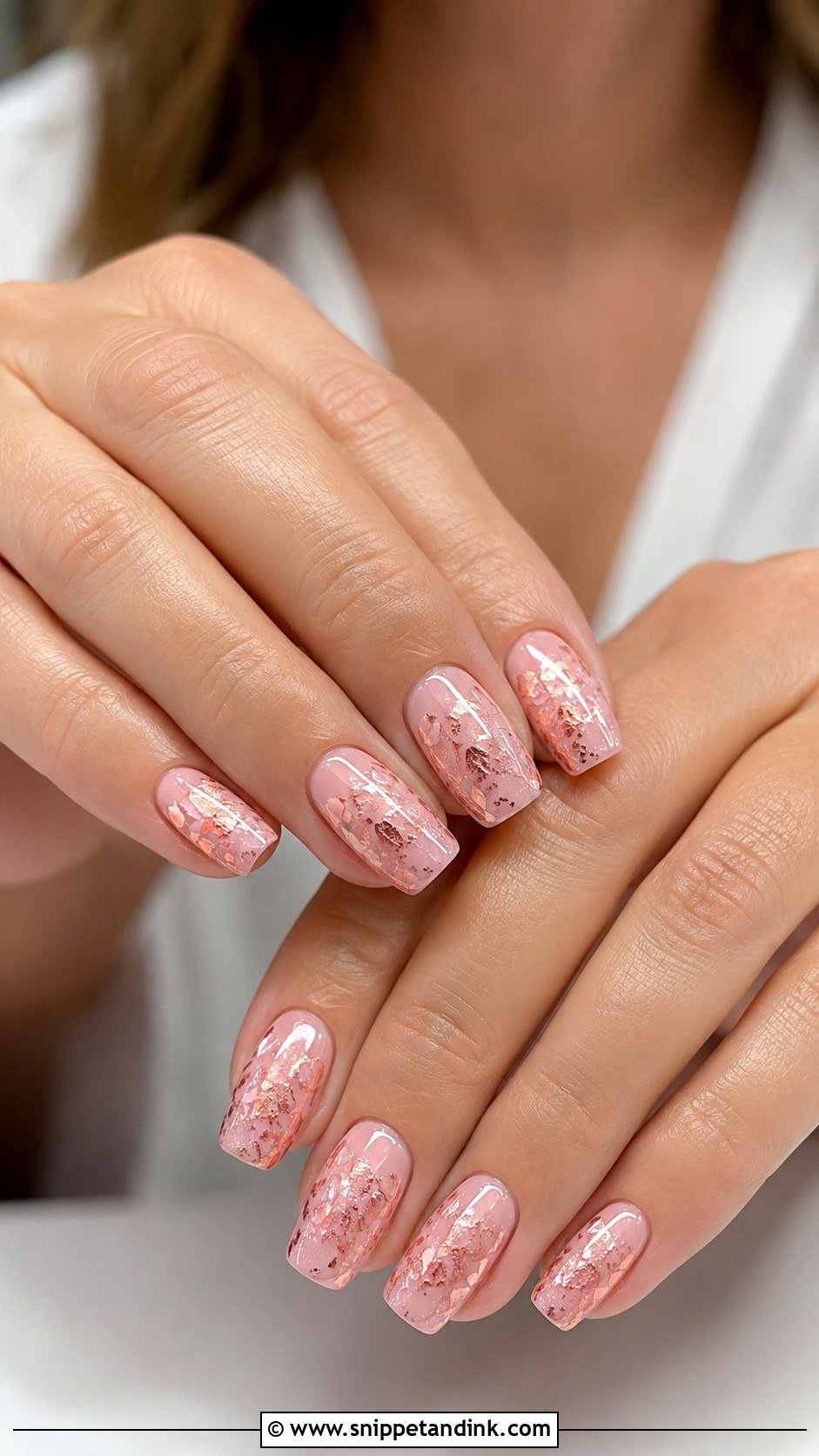 Rose Gold Pink Wedding Nails - Snippet and Ink - 20 Pink Nails for Wedding