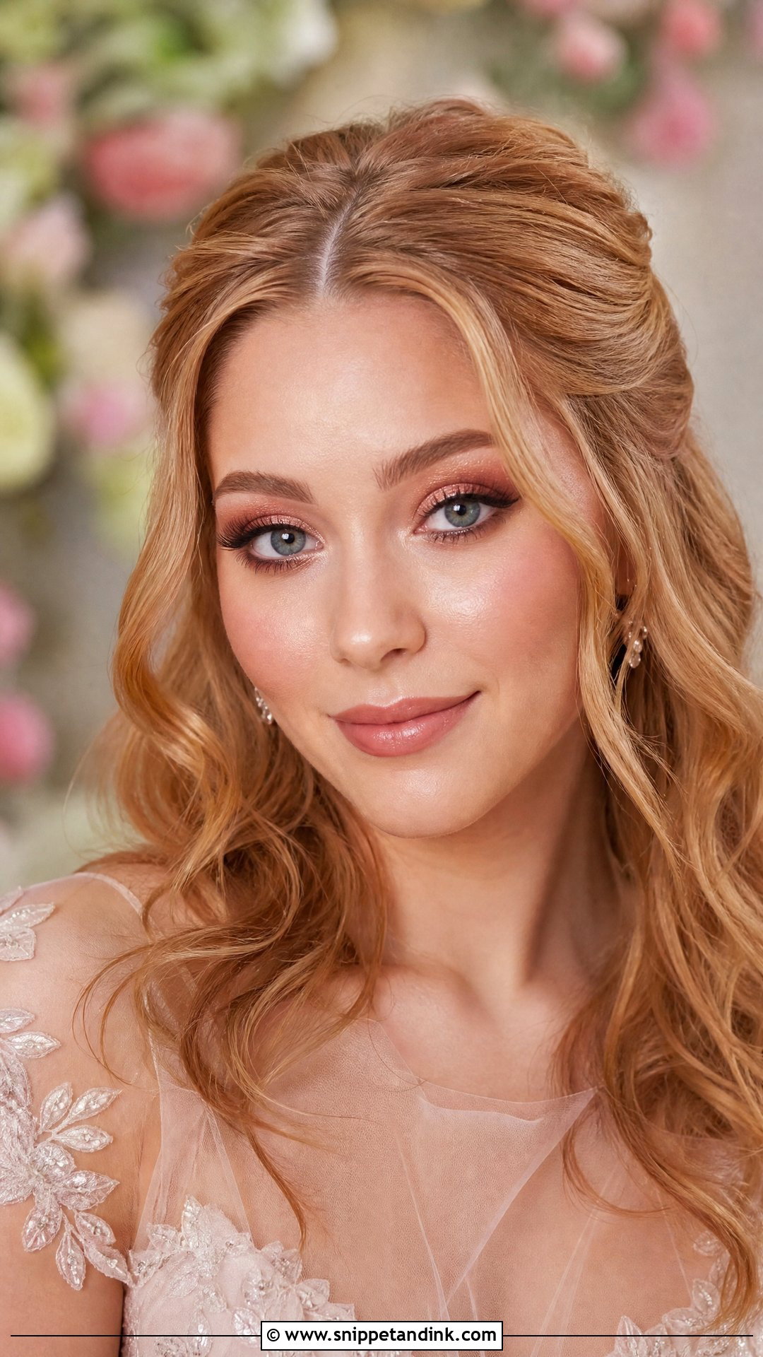 Rose Gold Smokey Wedding Makeup - Snippet and Ink - 20 Smokey Wedding Makeup Ideas