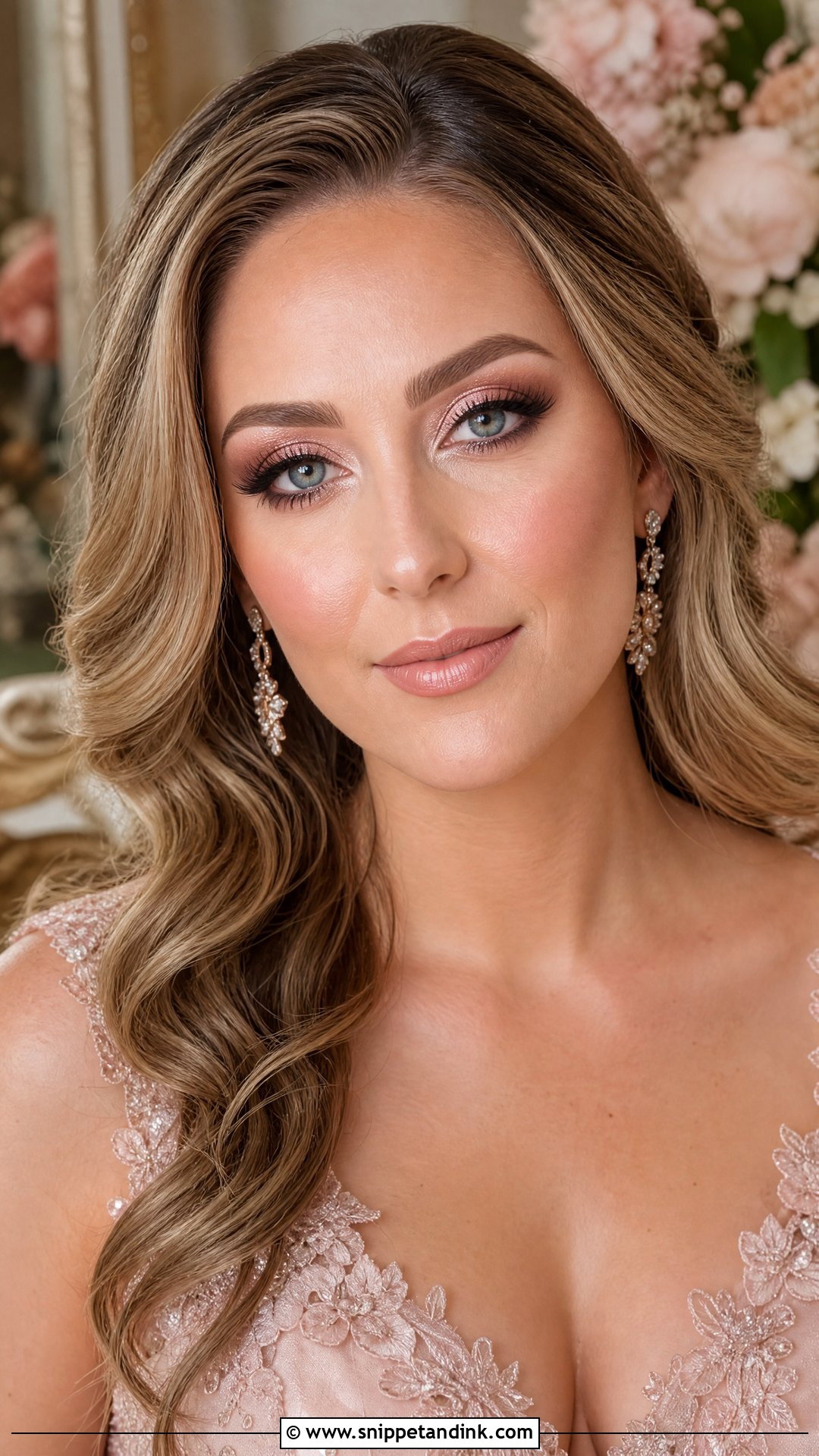Rose Gold Smoky Wedding Makeup - Snippet and Ink - 20 Smoky Wedding Makeup Ideas